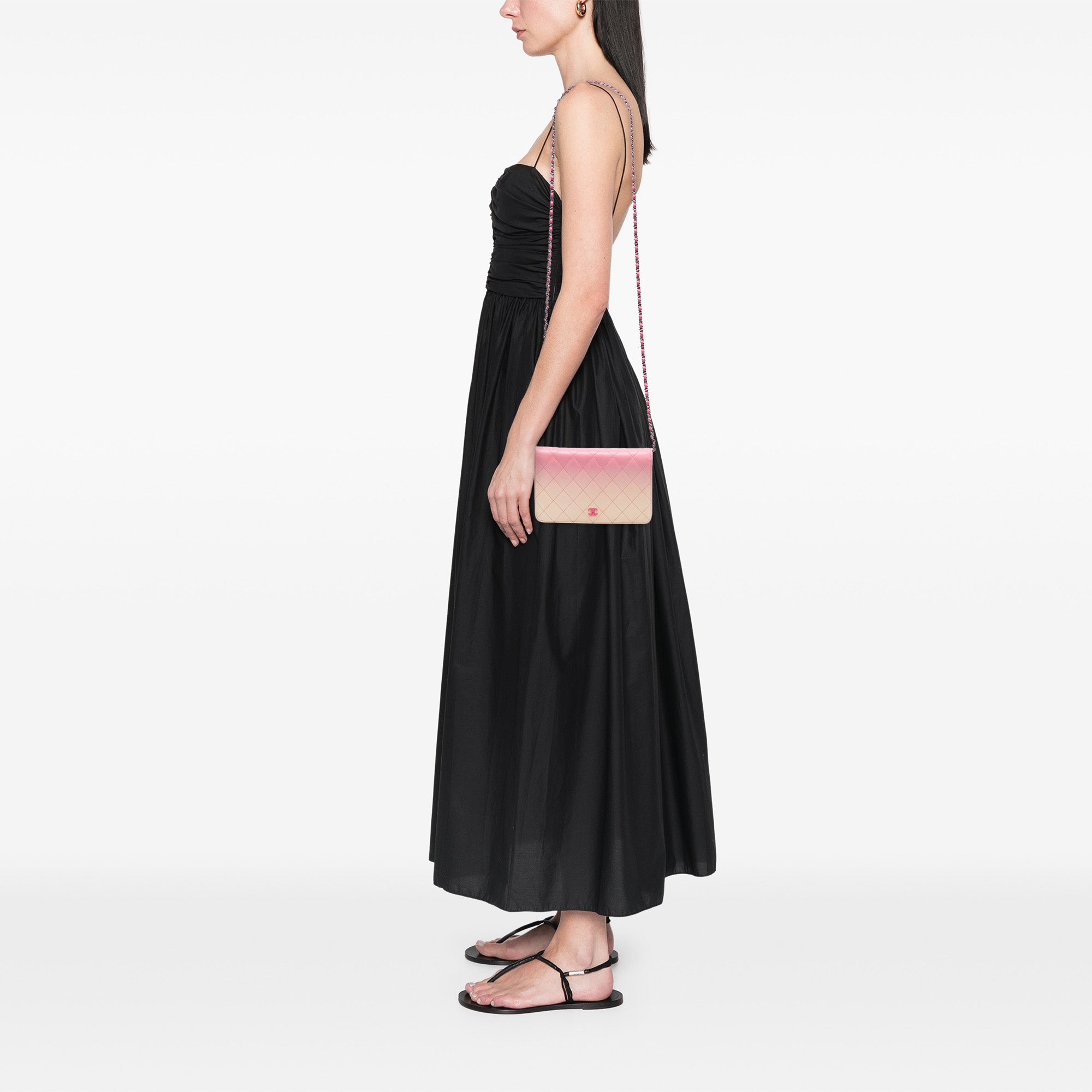 Chanel Ombre Lambskin Degrade Wallet On Chain - image 7