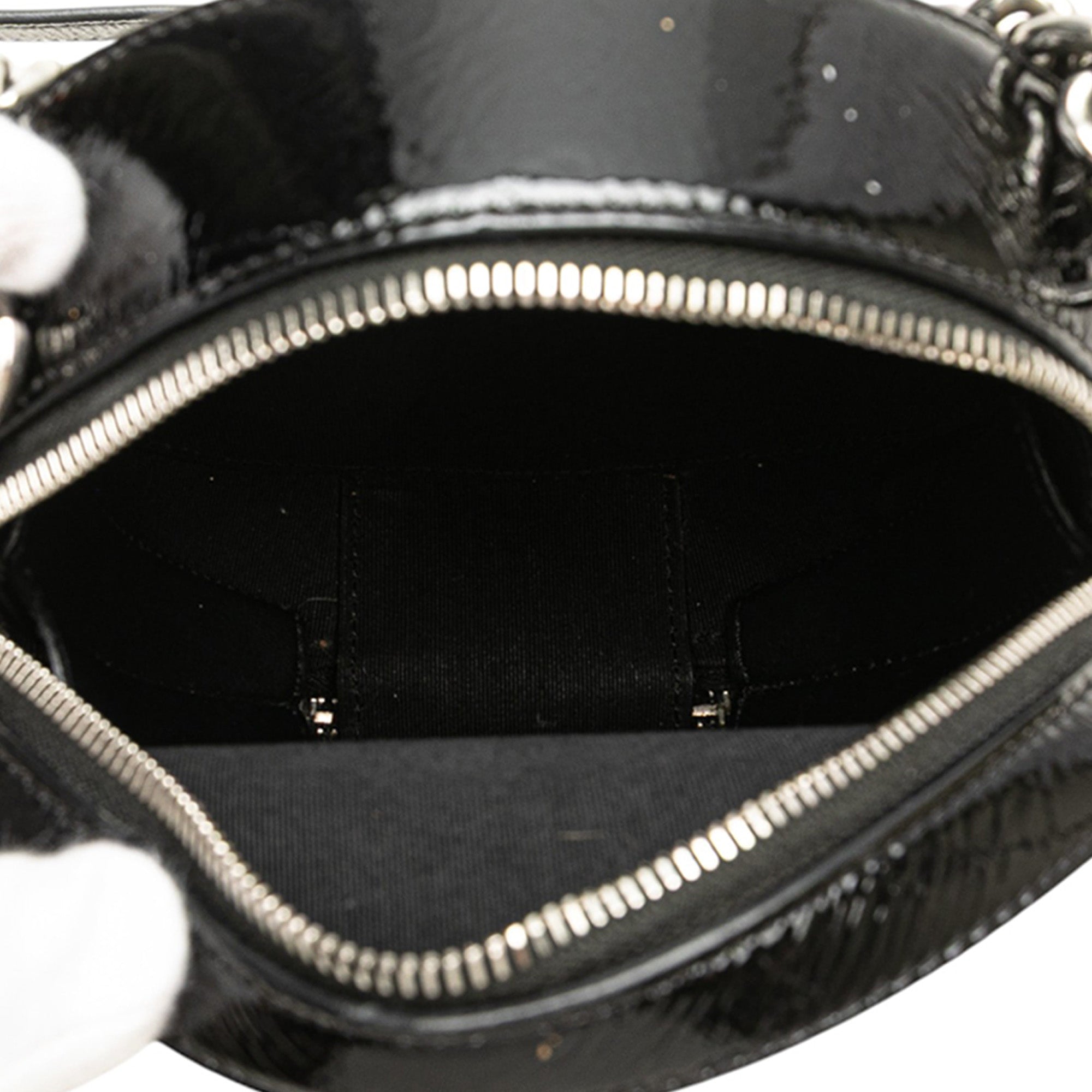 Chanel Patent Round As Earth Bag - image 4