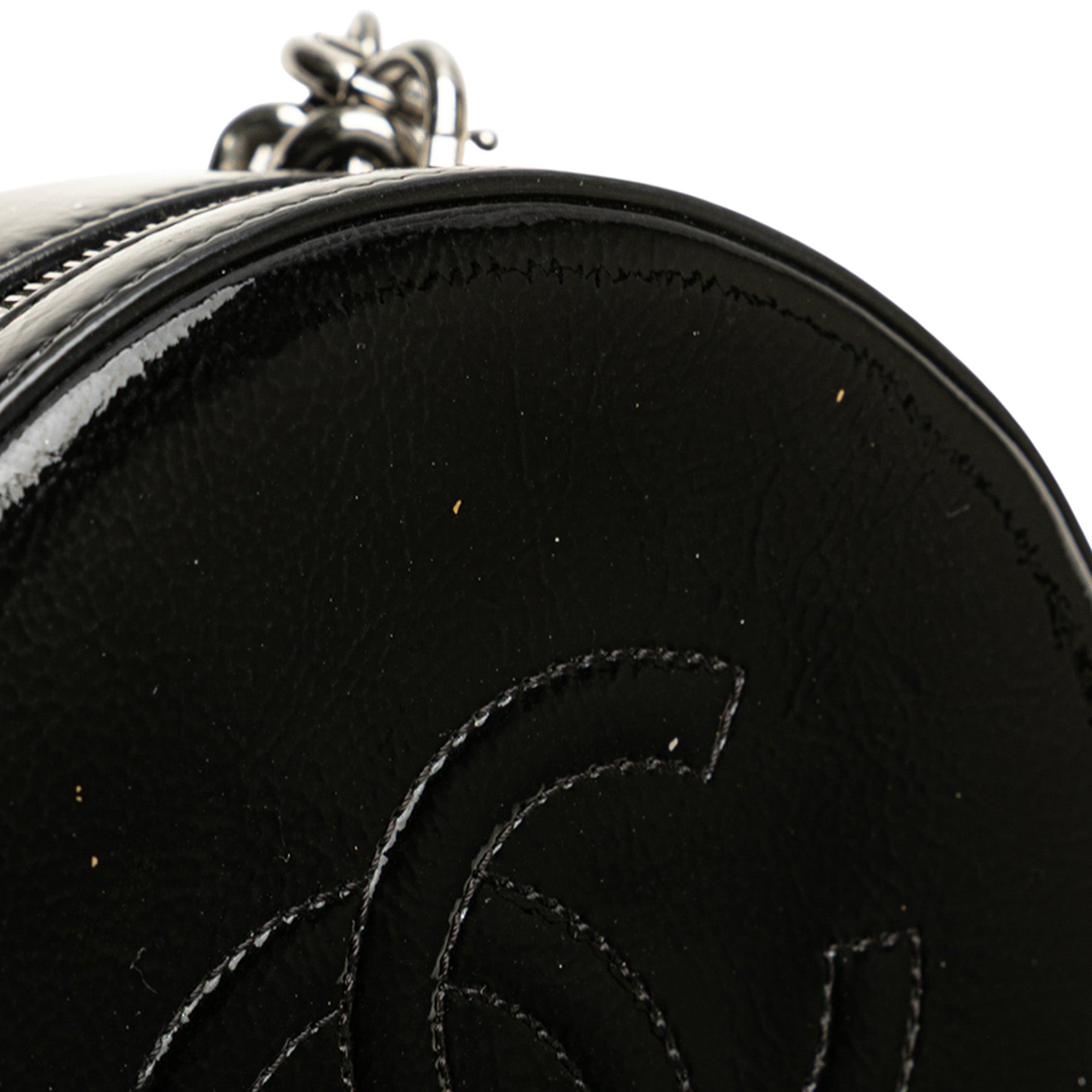 Chanel Patent Round As Earth Bag - image 8