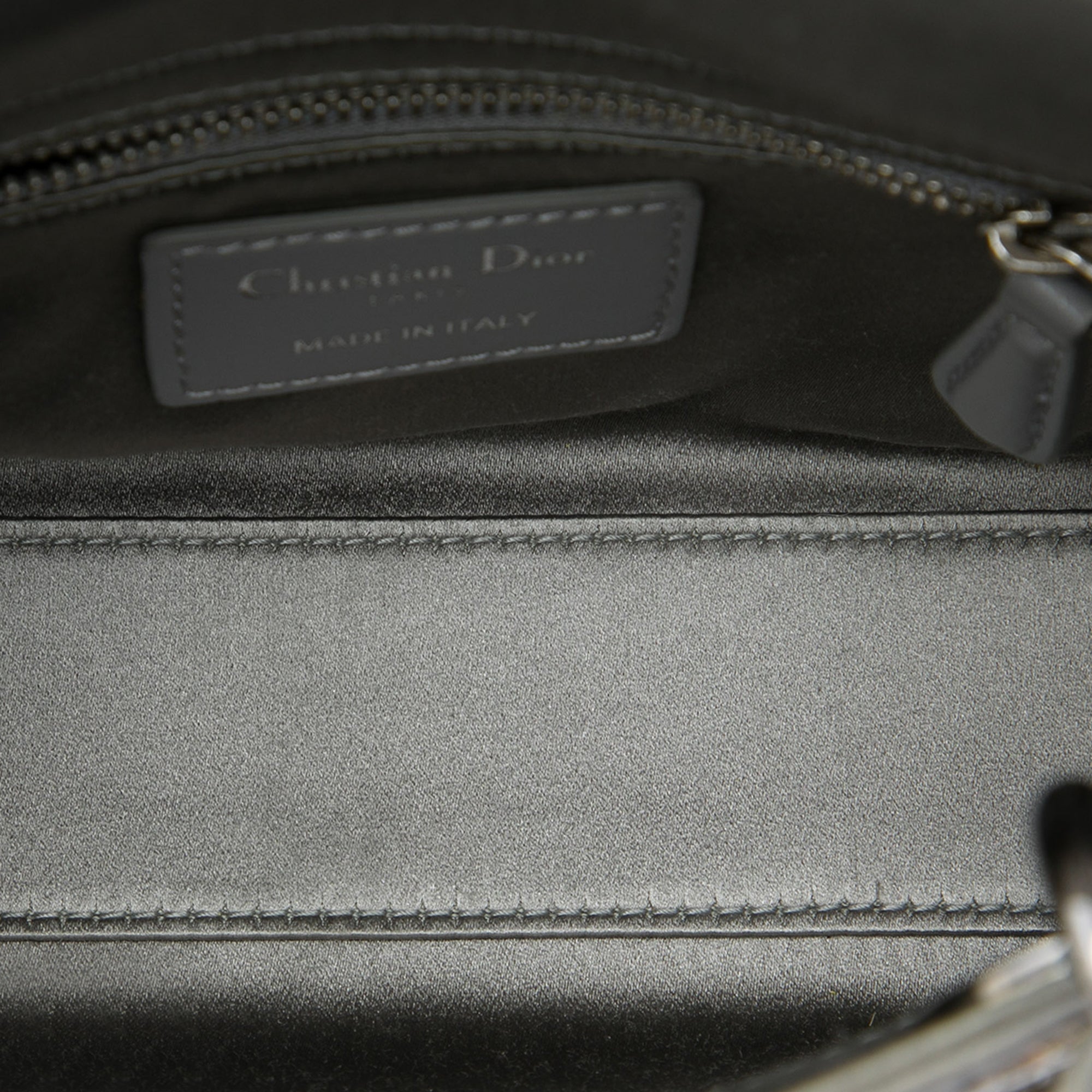 Dior Mini Satin Cannage Crystal Embellished Lady Dior - image 4