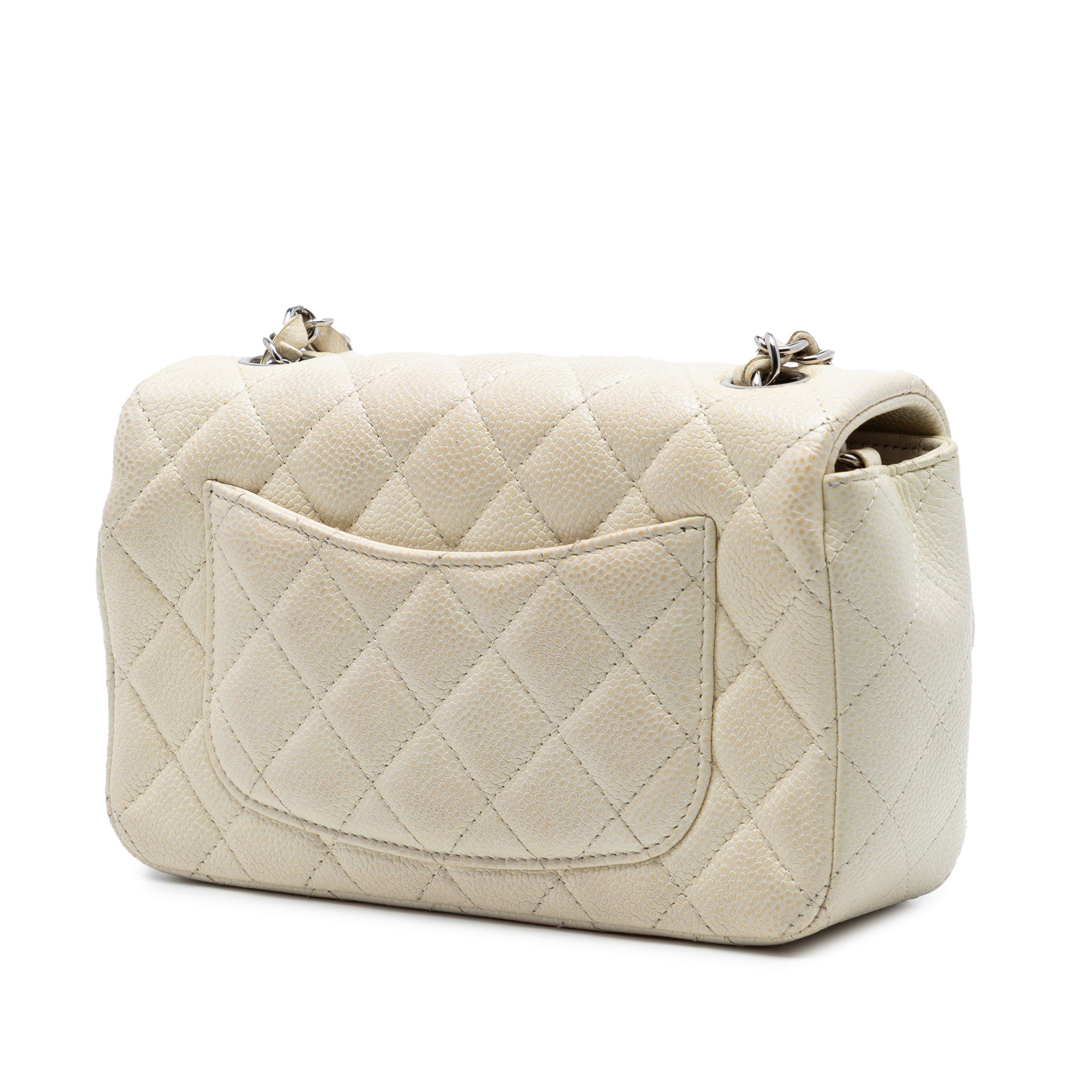Chanel Mini Rectangular Classic Caviar Single Flap - image 2