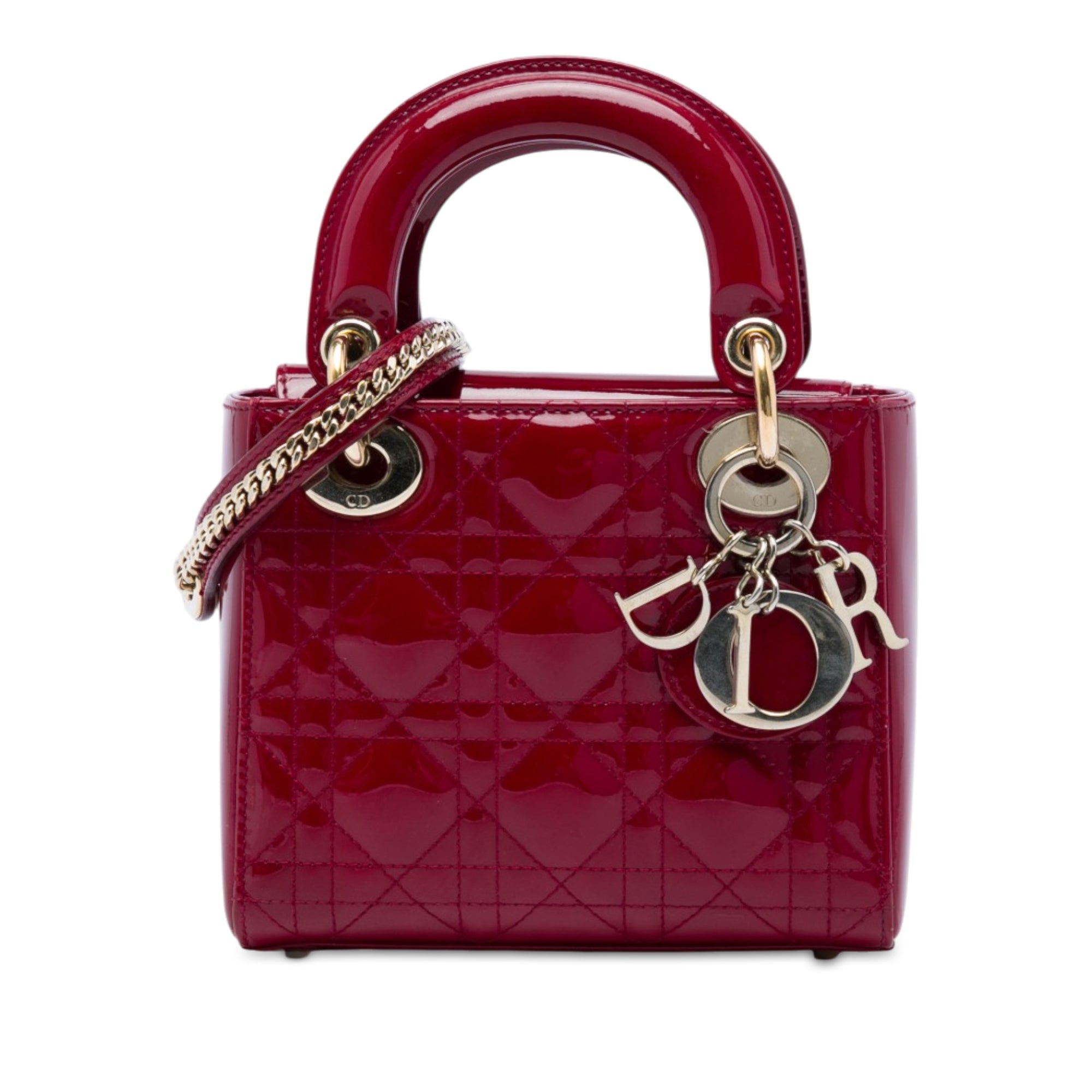 Dior Mini Patent Cannage Lady Dior - image 1