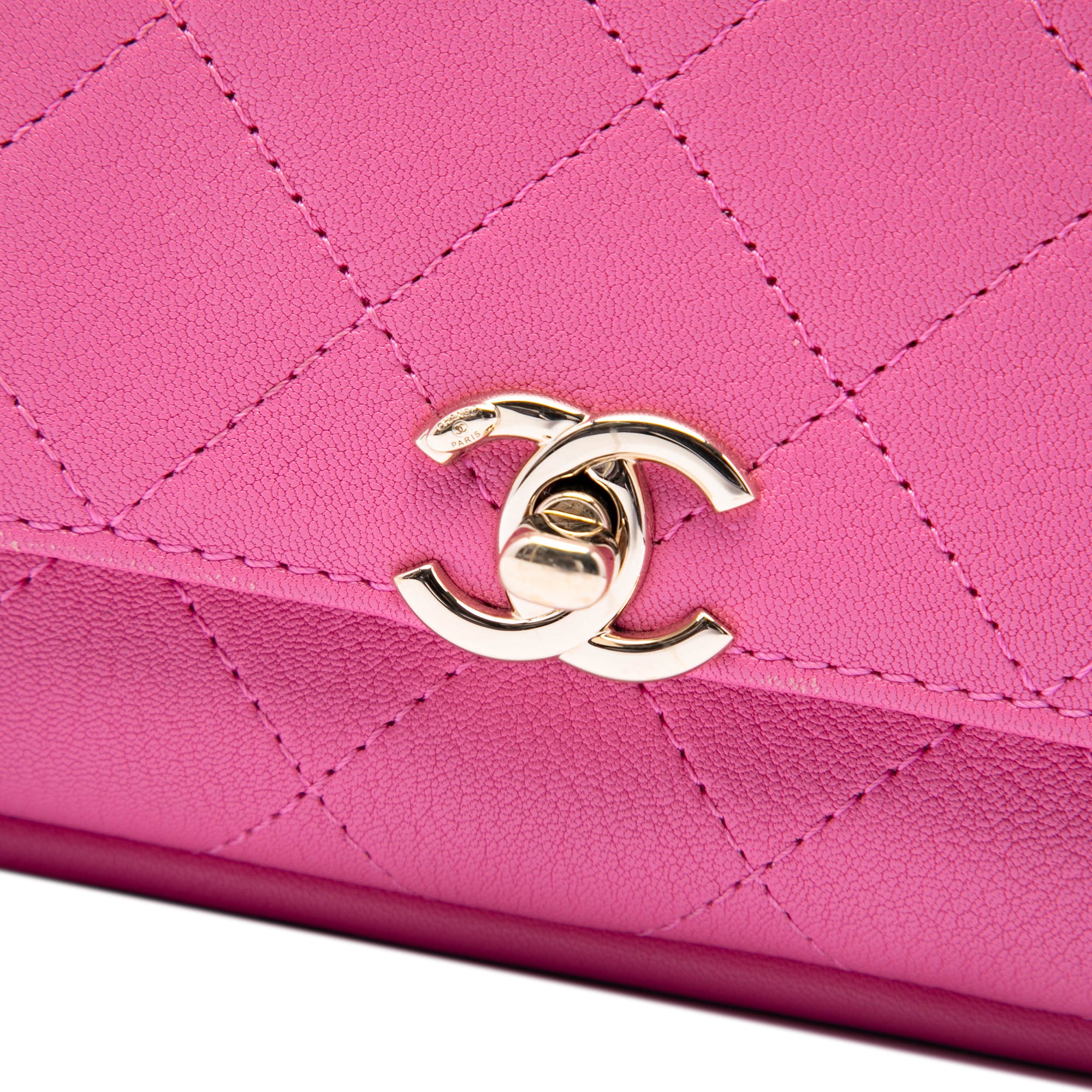 Chanel CC Quilted Goatskin Casual Trip Flap - image 5