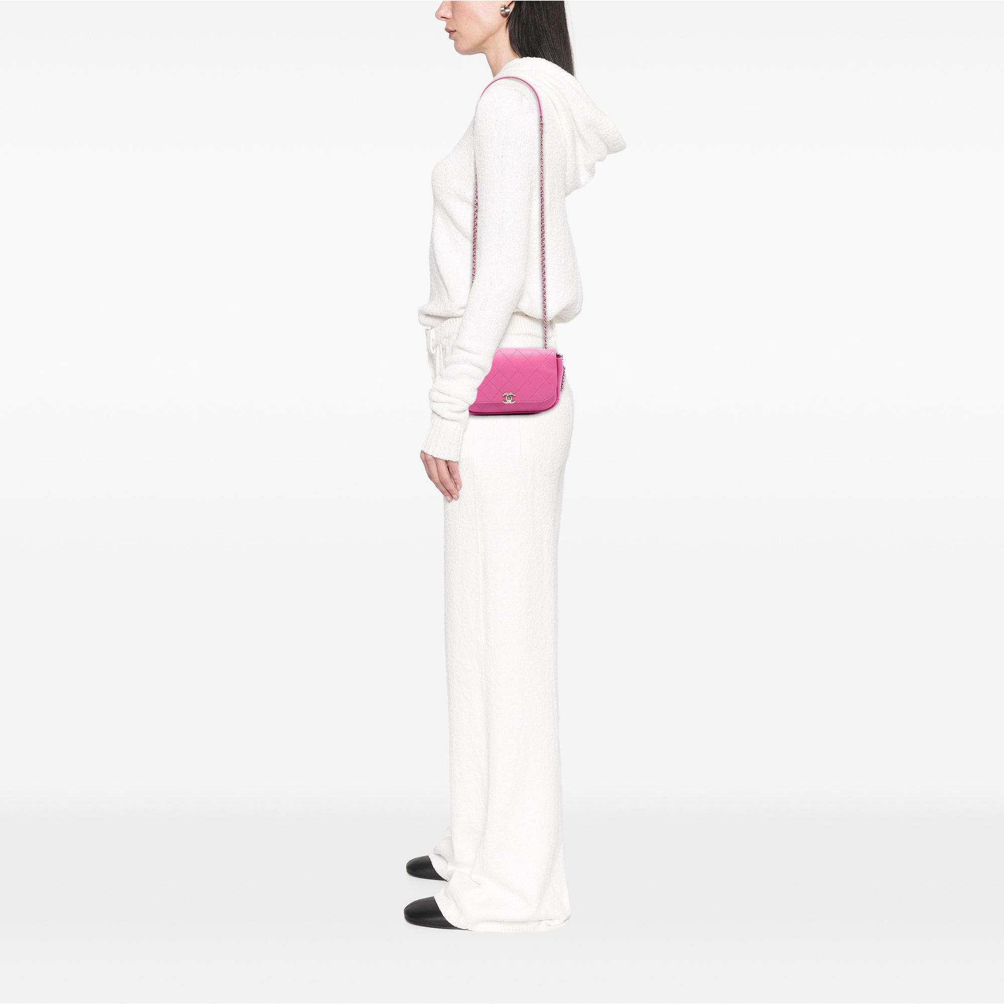 Chanel CC Quilted Goatskin Casual Trip Flap - image 6