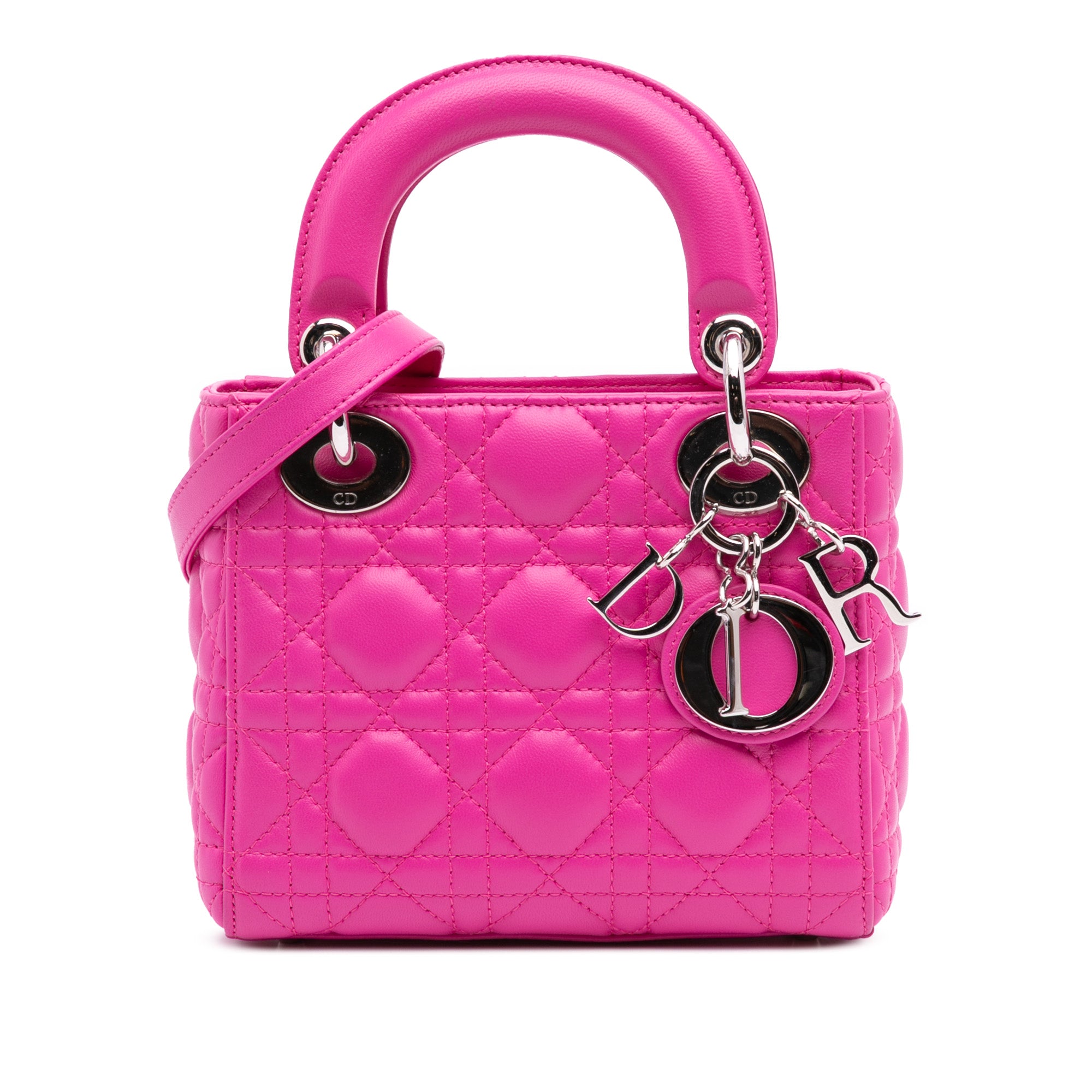 Dior Mini Lambskin Cannage Lady Dior - image 1