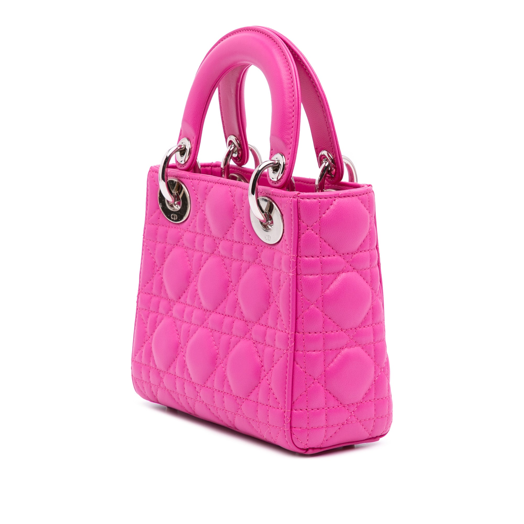 Dior Mini Lambskin Cannage Lady Dior - image 2