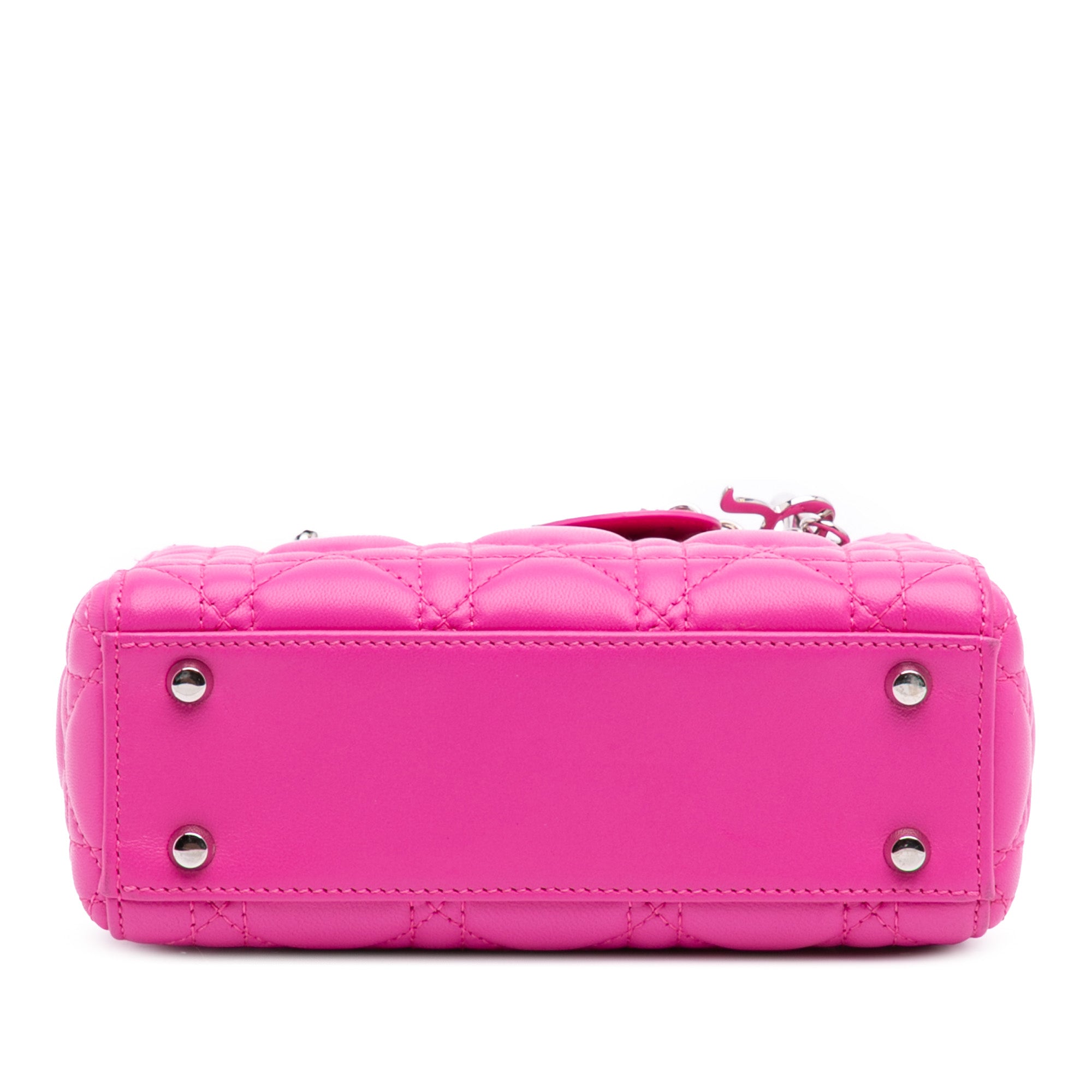 Dior Mini Lambskin Cannage Lady Dior - image 3