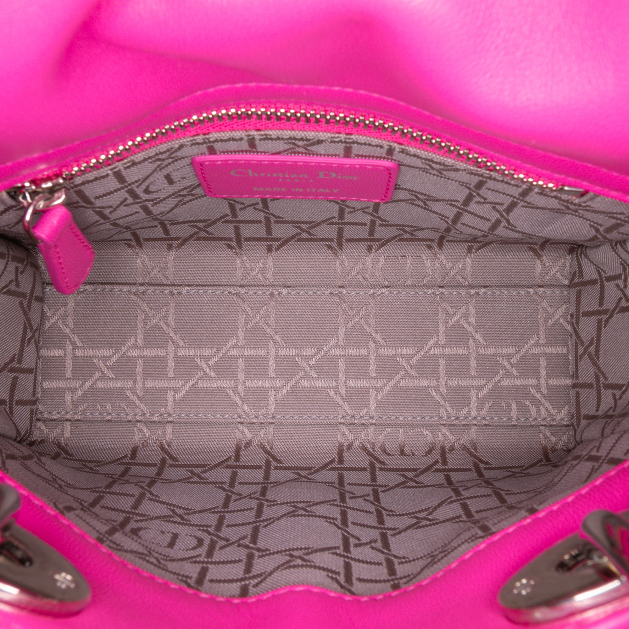 Dior Mini Lambskin Cannage Lady Dior - image 4