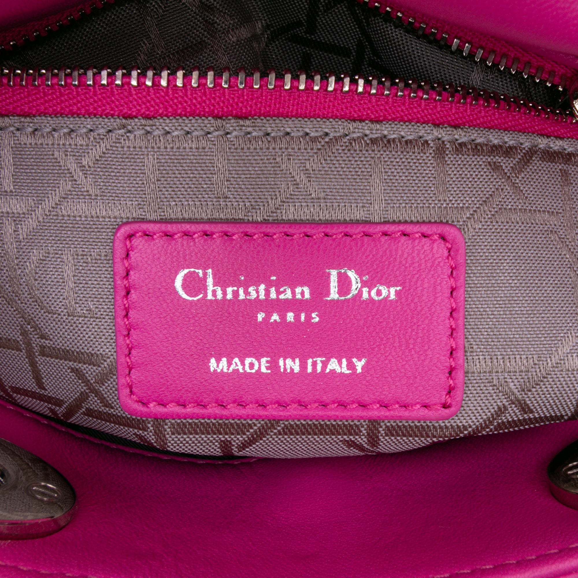 Dior Mini Lambskin Cannage Lady Dior - image 5