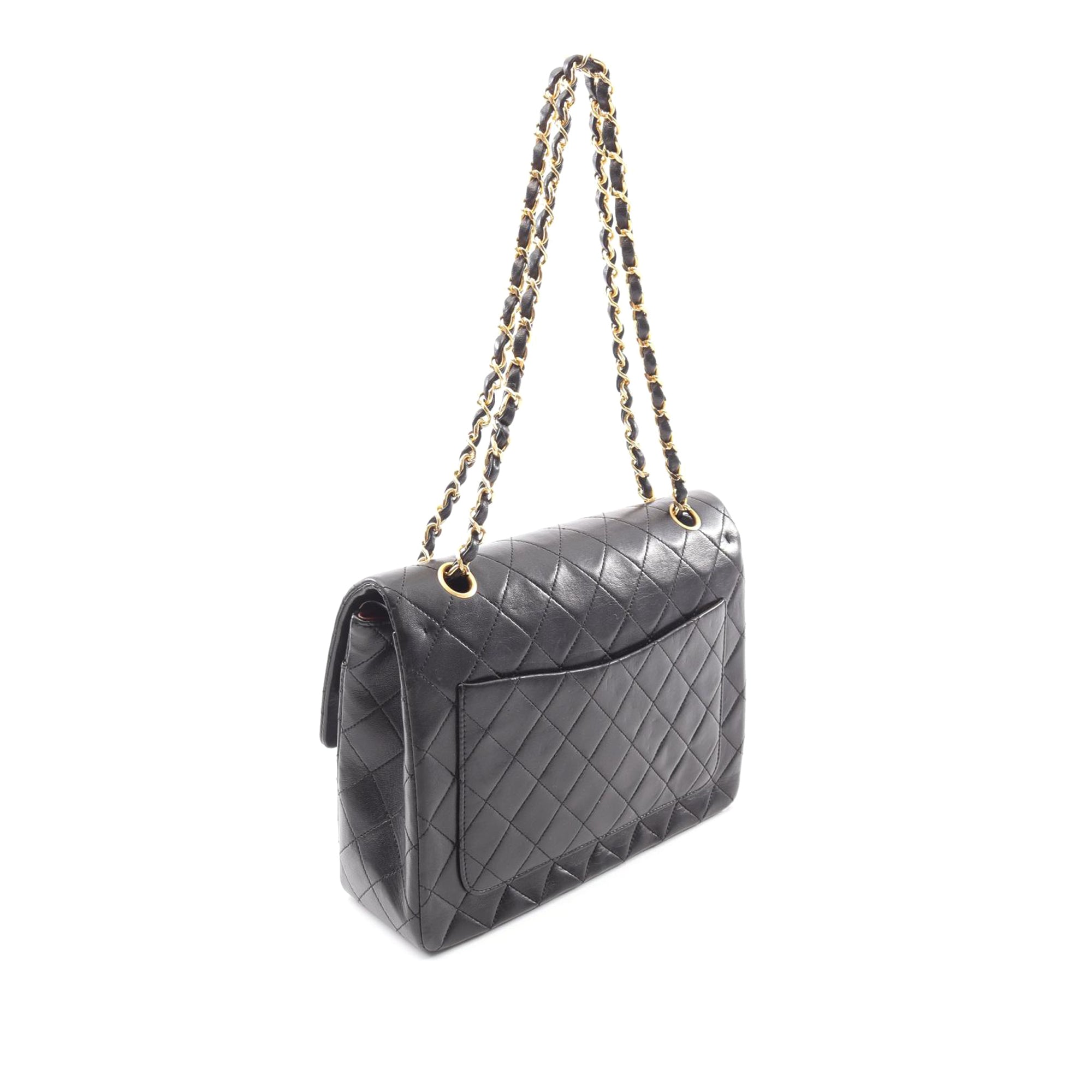 Chanel Medium Tall Classic Lambskin Double Flap - image 2