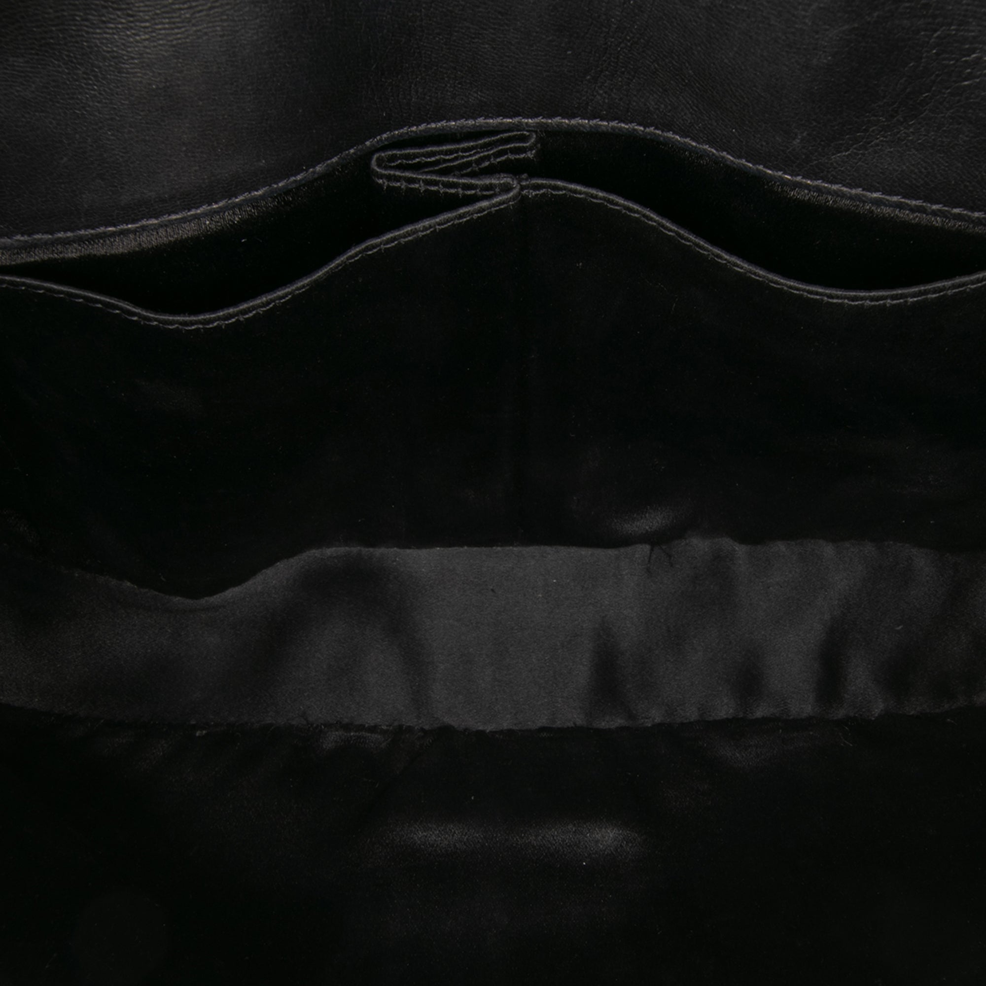 Chanel Quilted Lambskin Studded Metal Beauty Flap - image 4