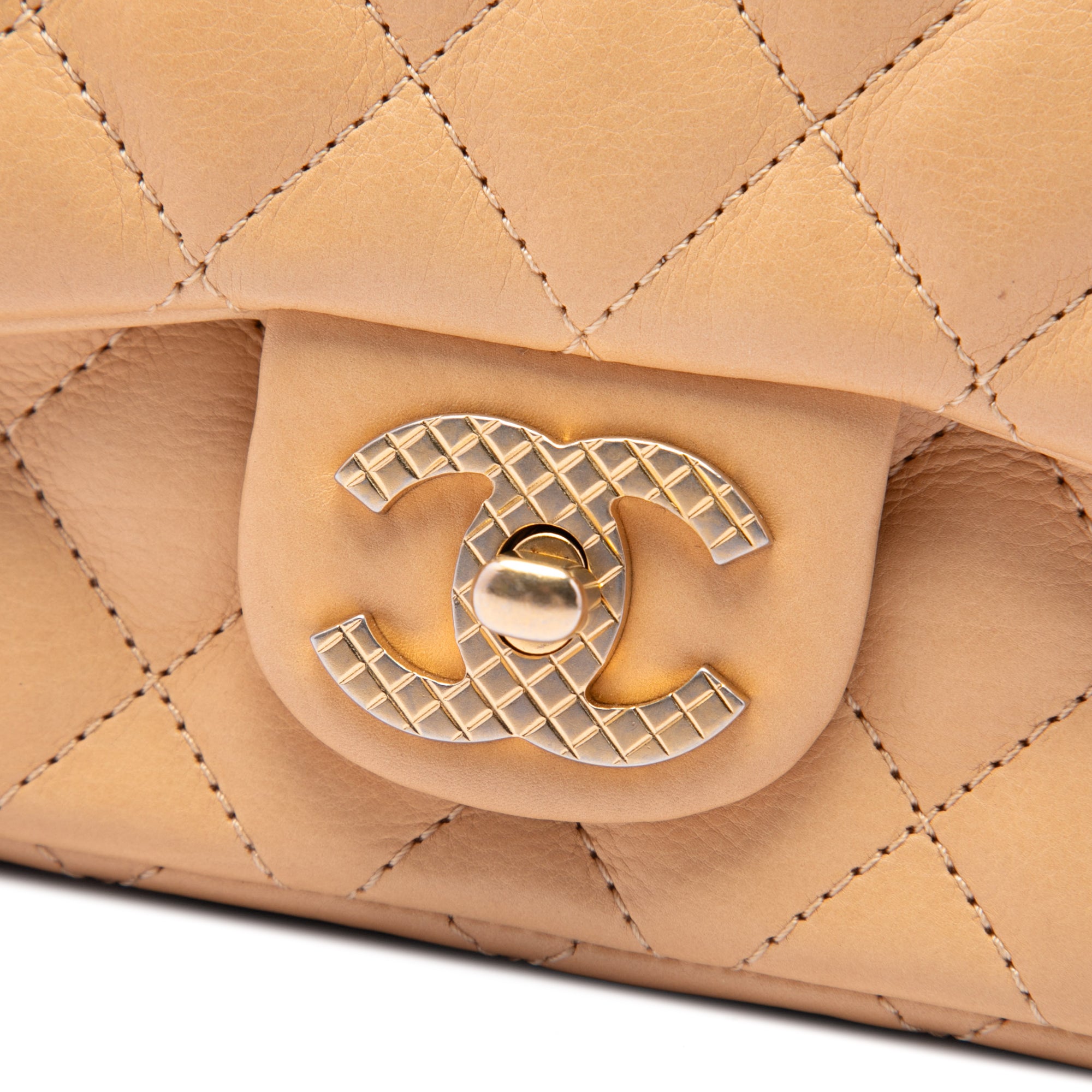 Chanel Mini Quilted Calfskin Rock The Corner Flap - image 5