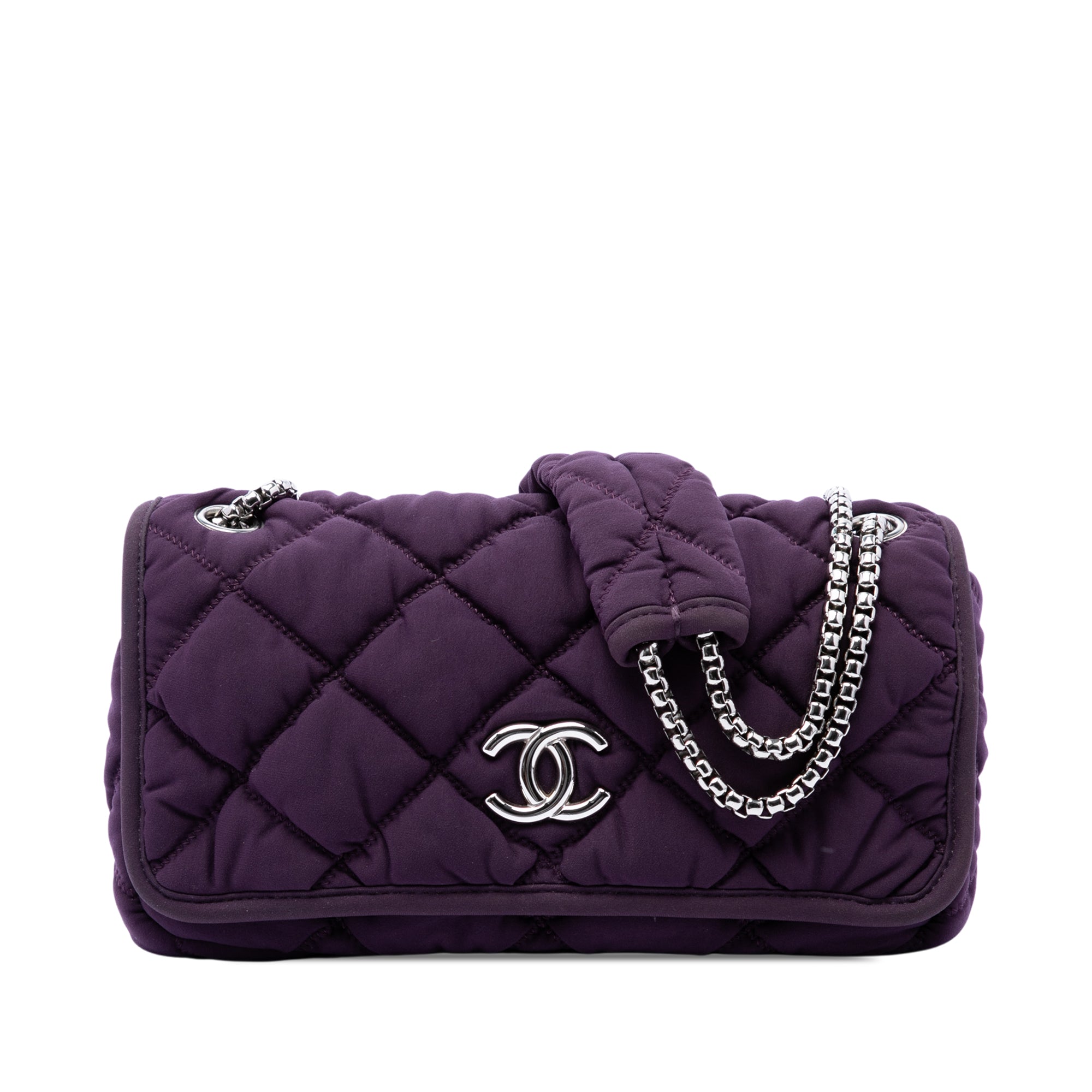Chanel Small Quilted Nylon Bubble Flap - image 1