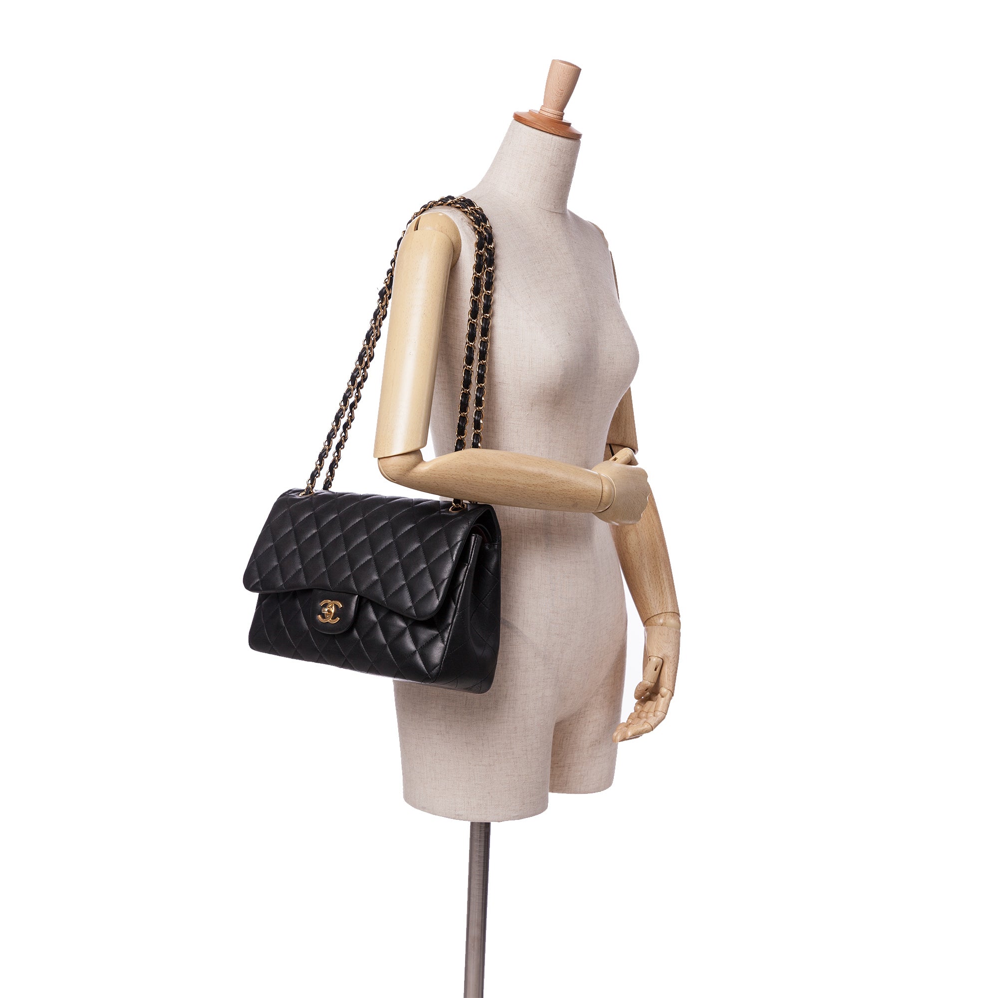 Chanel Jumbo Classic Lambskin Double Flap - image 12