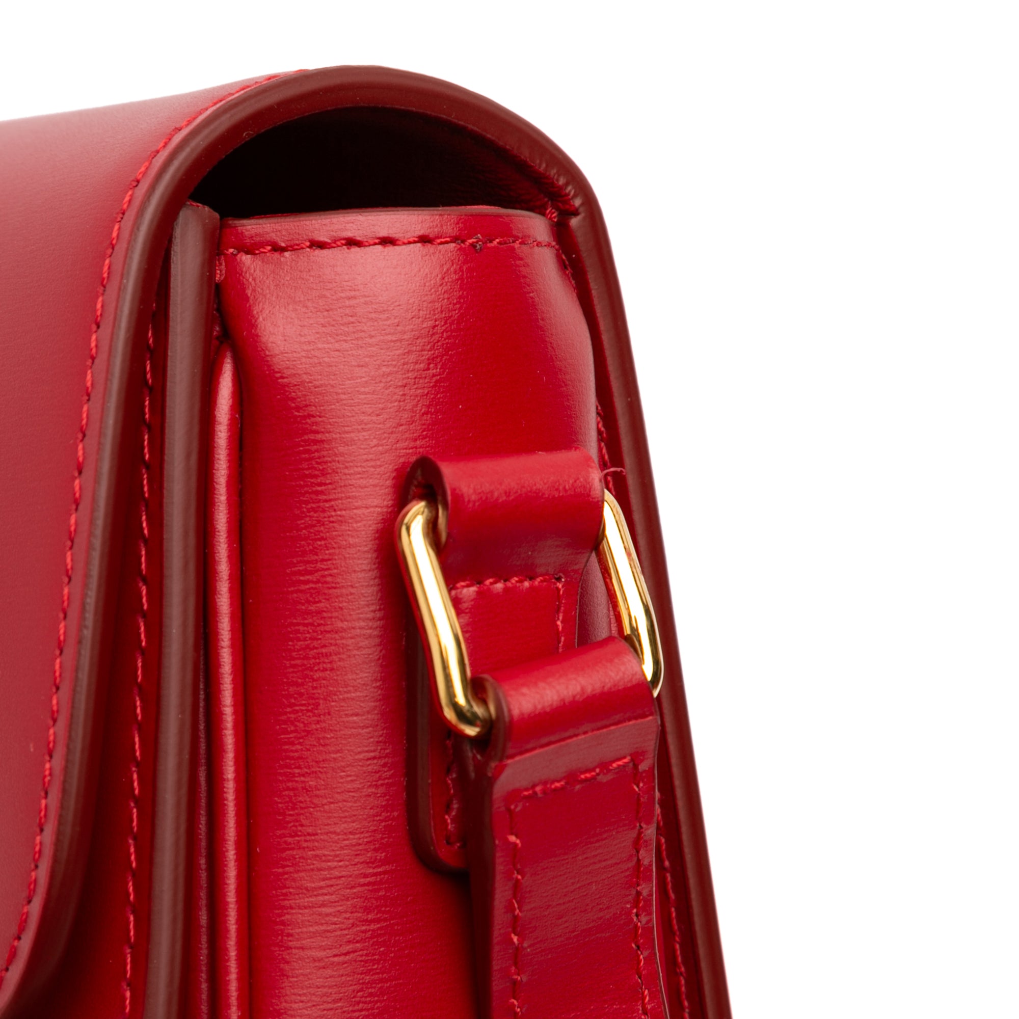 Celine Teen Shiny Calfskin Triomphe Crossbody - image 9