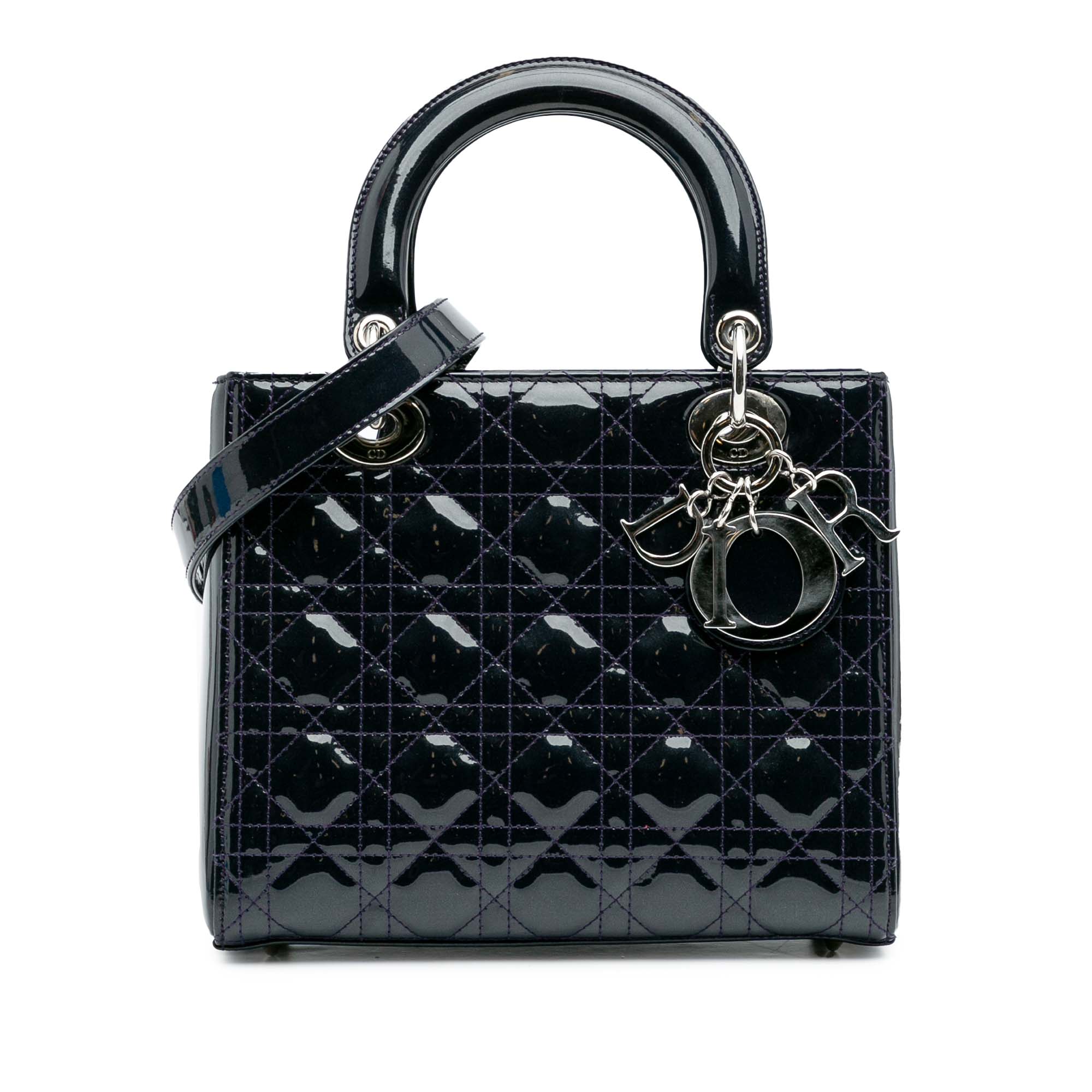 Dior Medium Patent Cannage Lady Dior - image 1