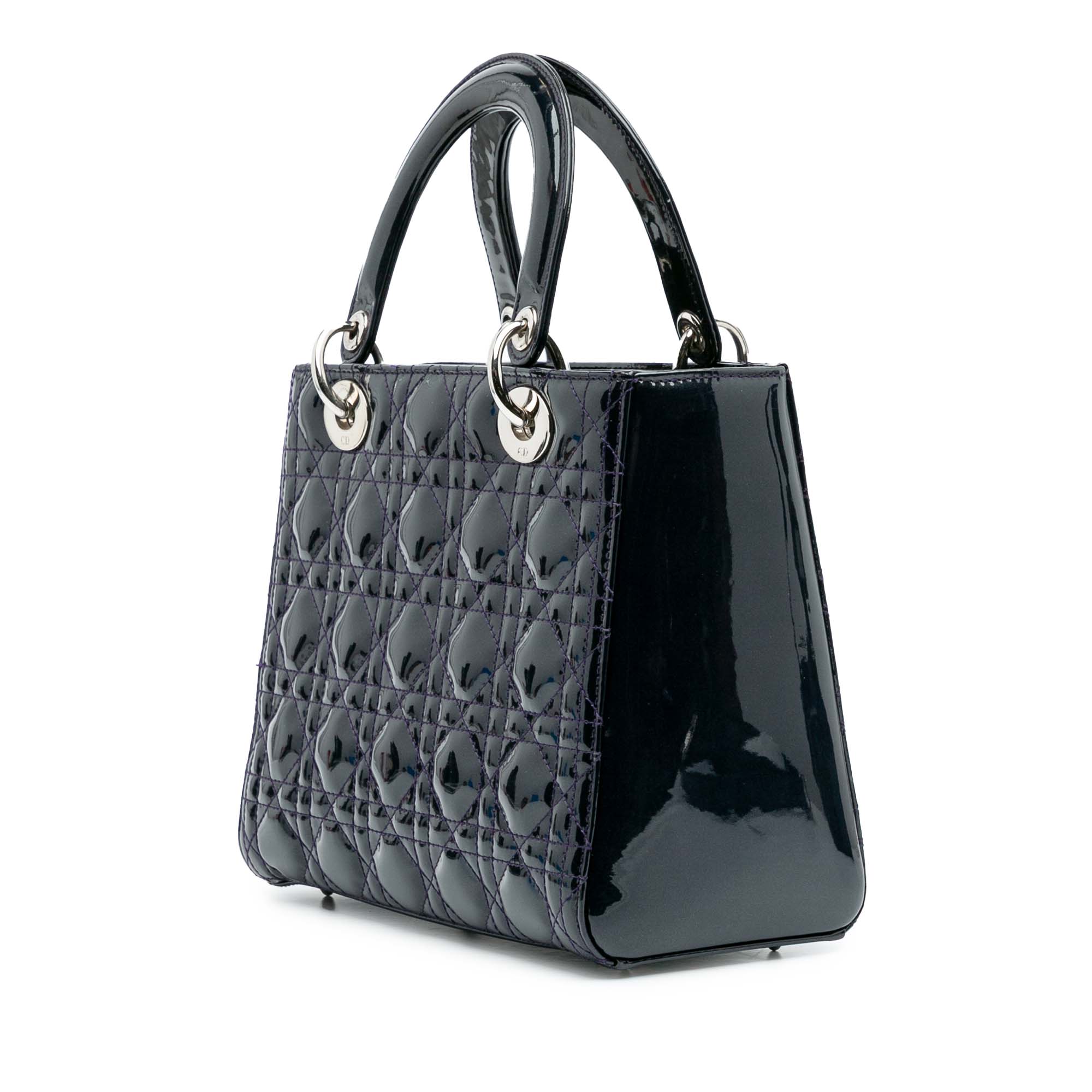 Dior Medium Patent Cannage Lady Dior - image 2