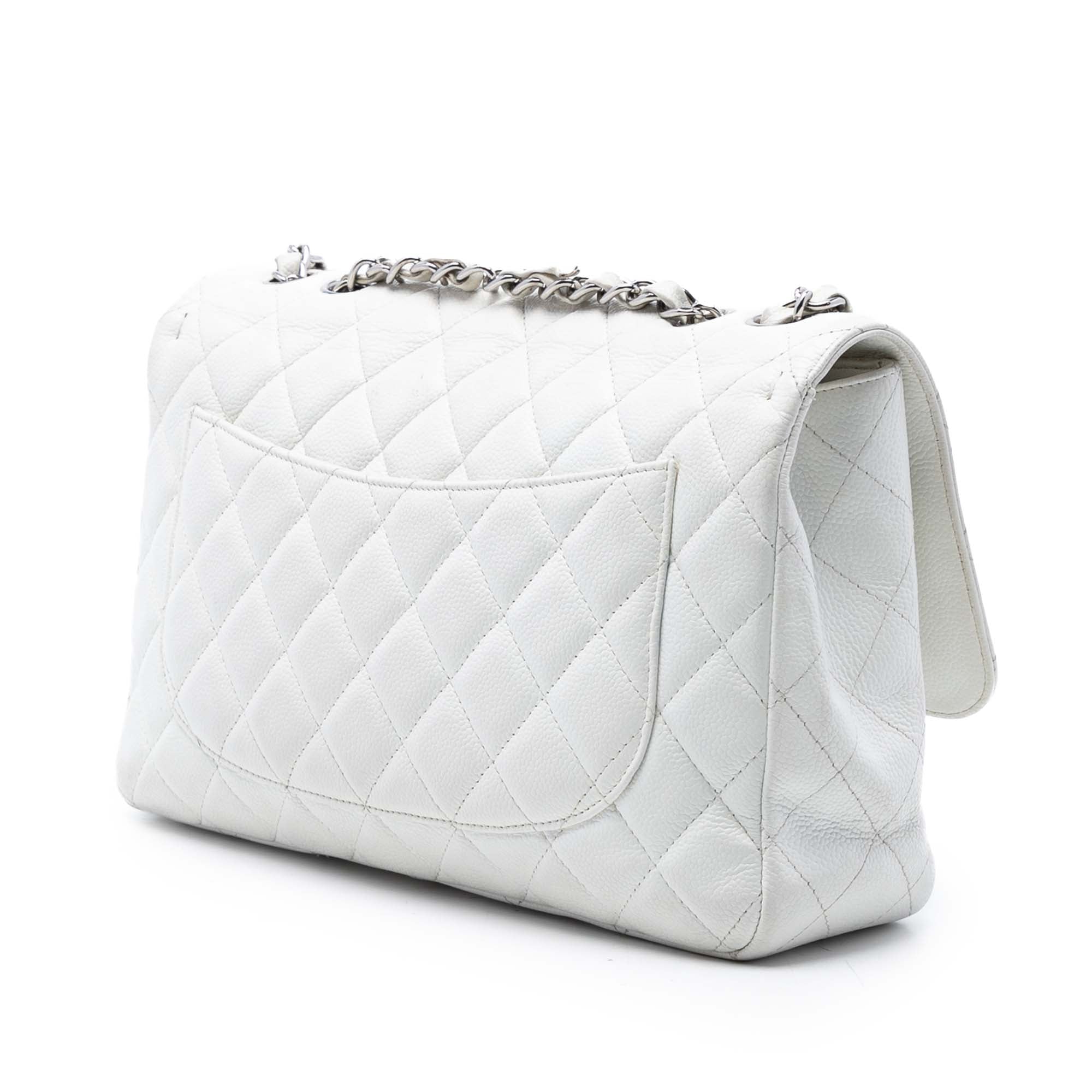 Chanel Jumbo Classic Caviar Single Flap - image 2