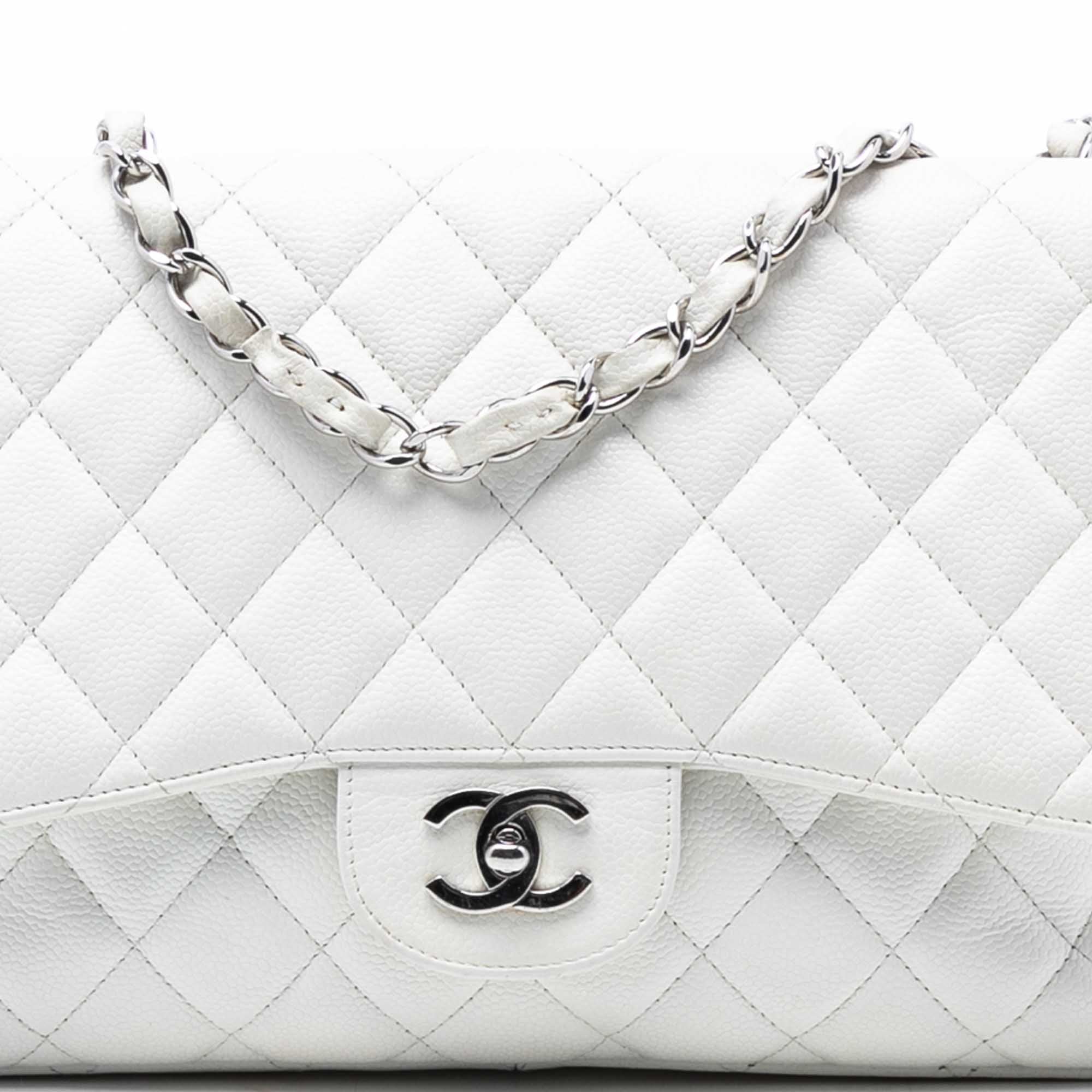 Chanel Jumbo Classic Caviar Single Flap - image 7