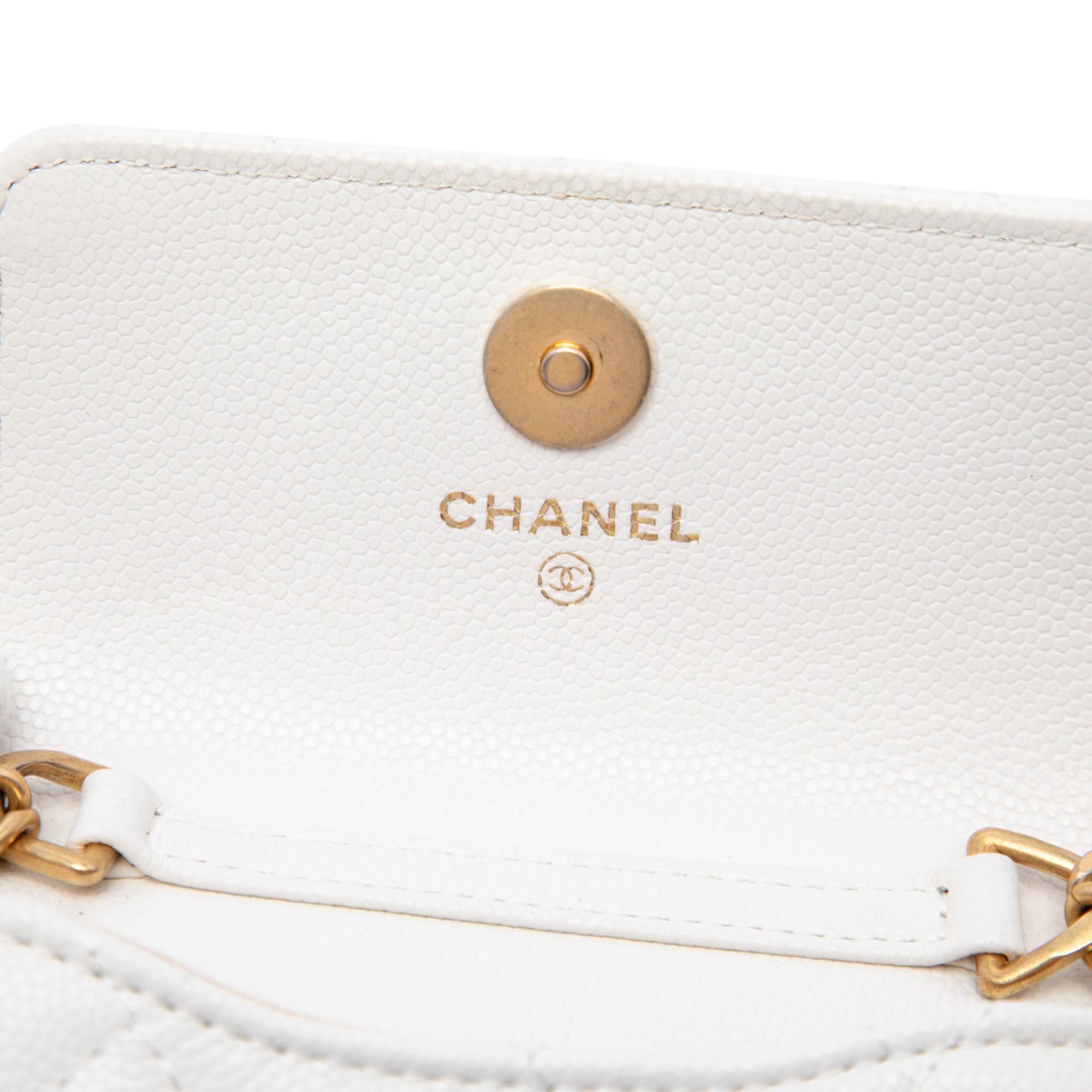 Chanel Quilted Caviar Twist Your Buttons Flap Chain Belt Bag - image 5