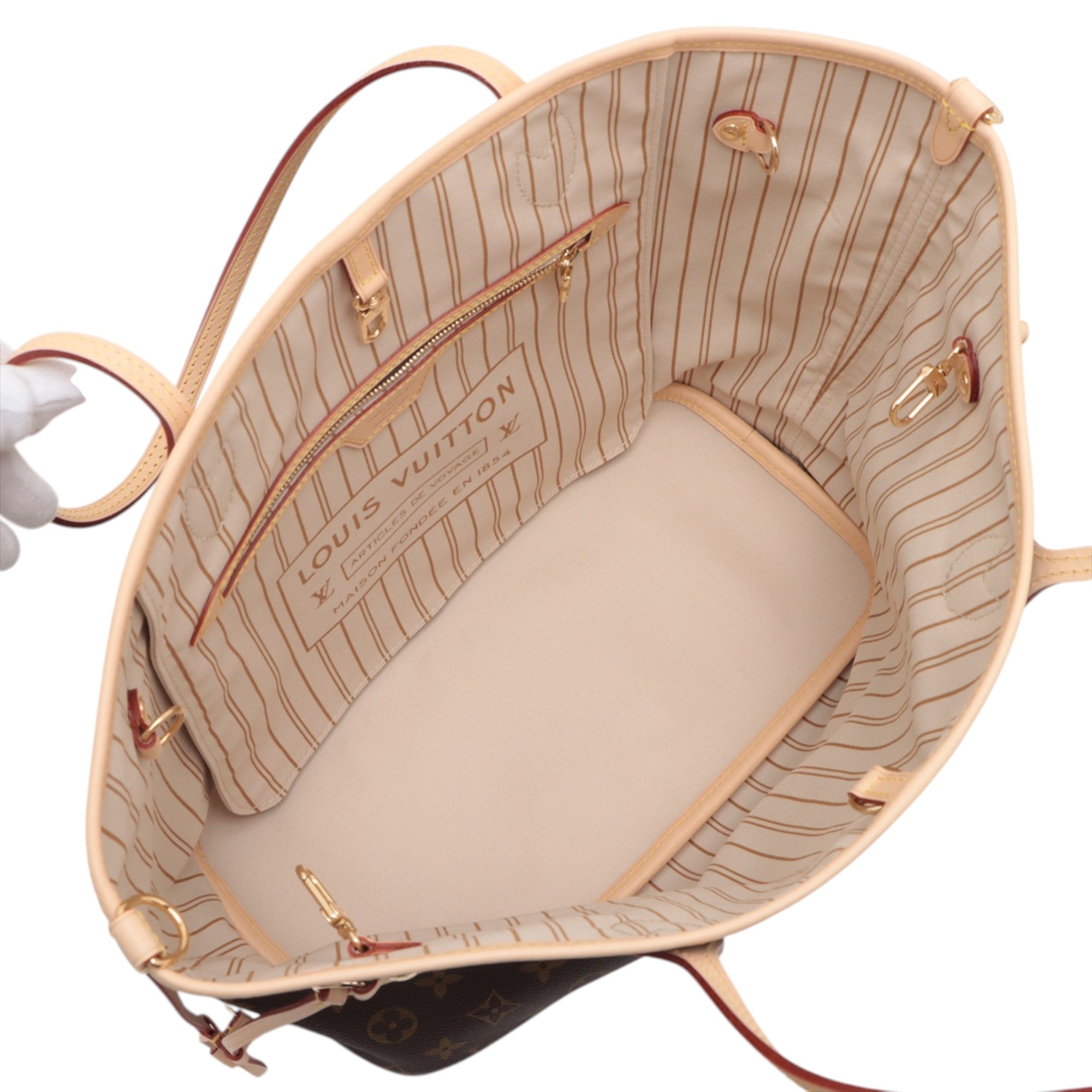 Louis Vuitton Monogram Neverfull Bandouliere Inside Out MM - image 5