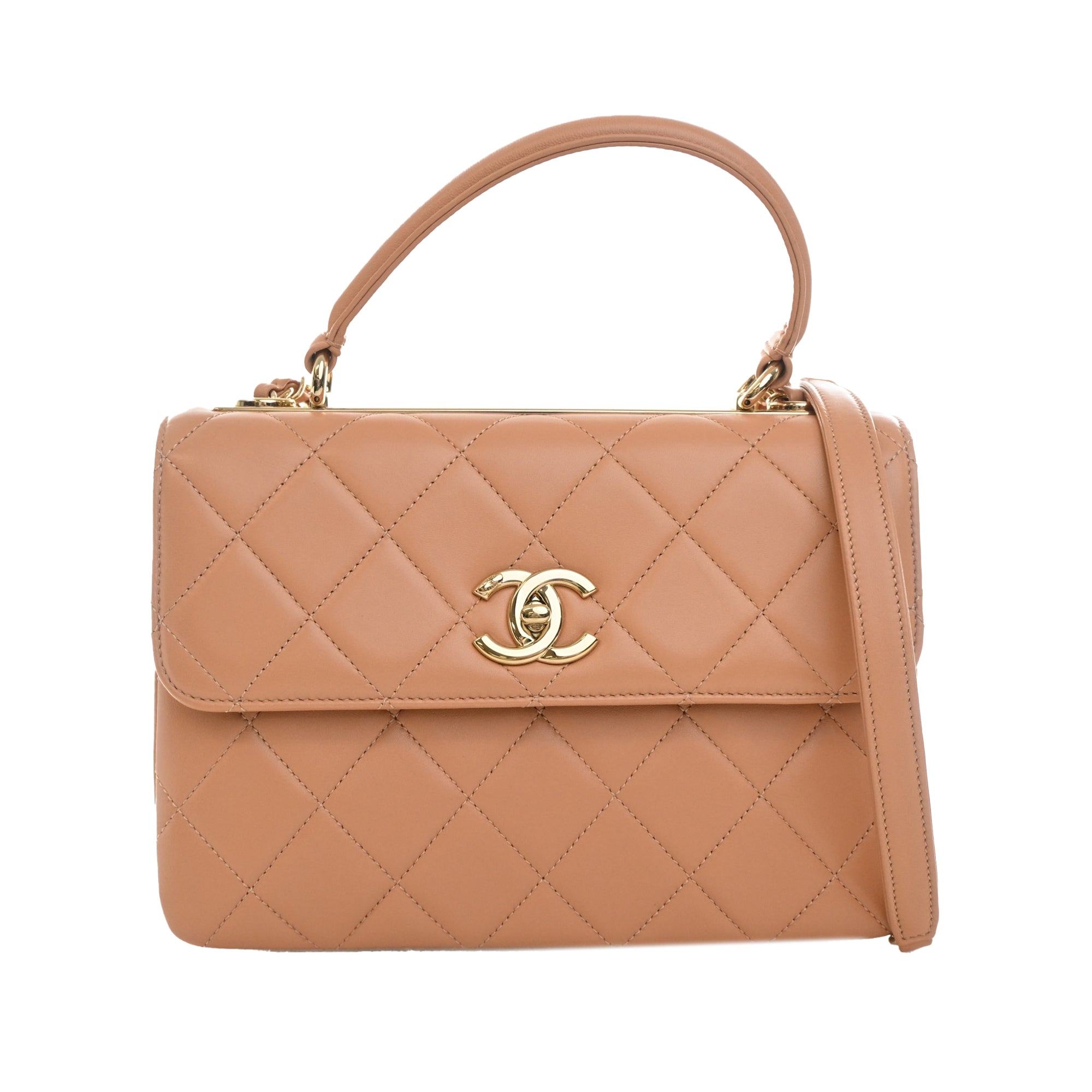 Chanel Small Quilted Lambskin Trendy CC Top Handle Flap - image 1