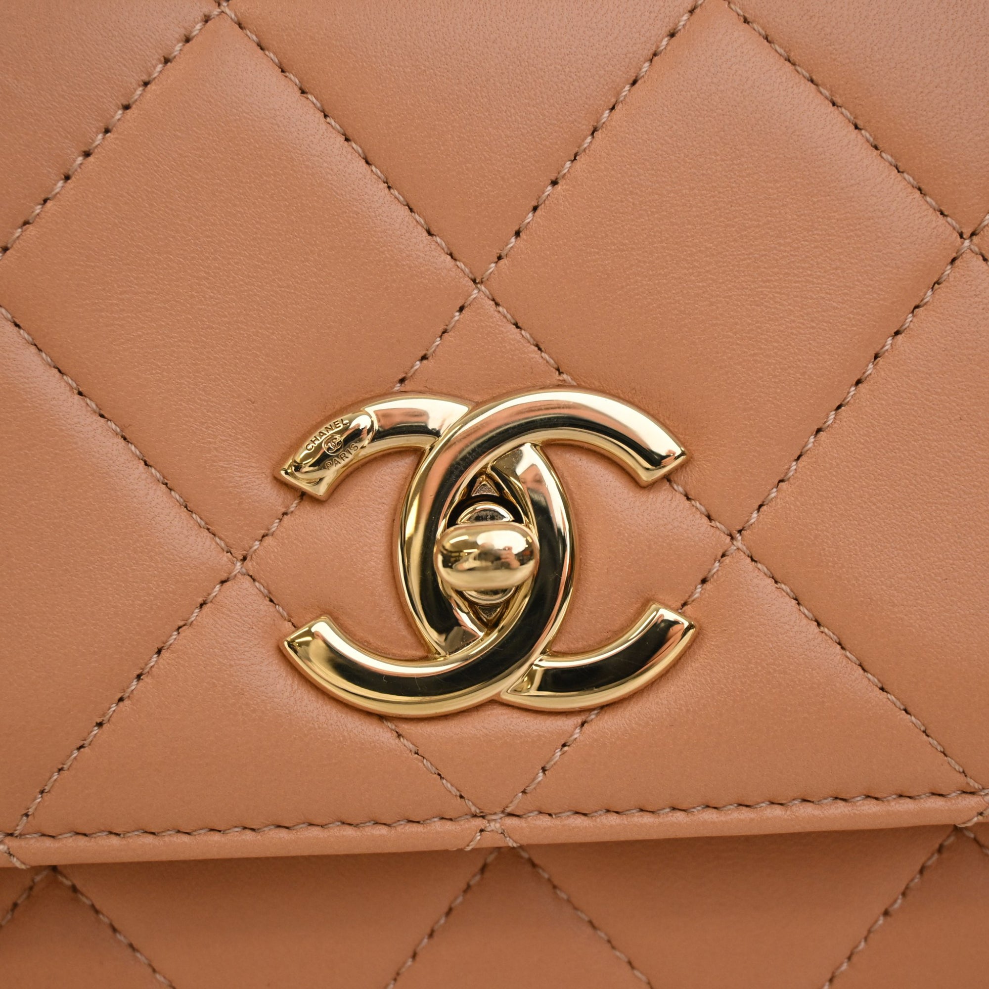 Chanel Small Quilted Lambskin Trendy CC Top Handle Flap - image 11
