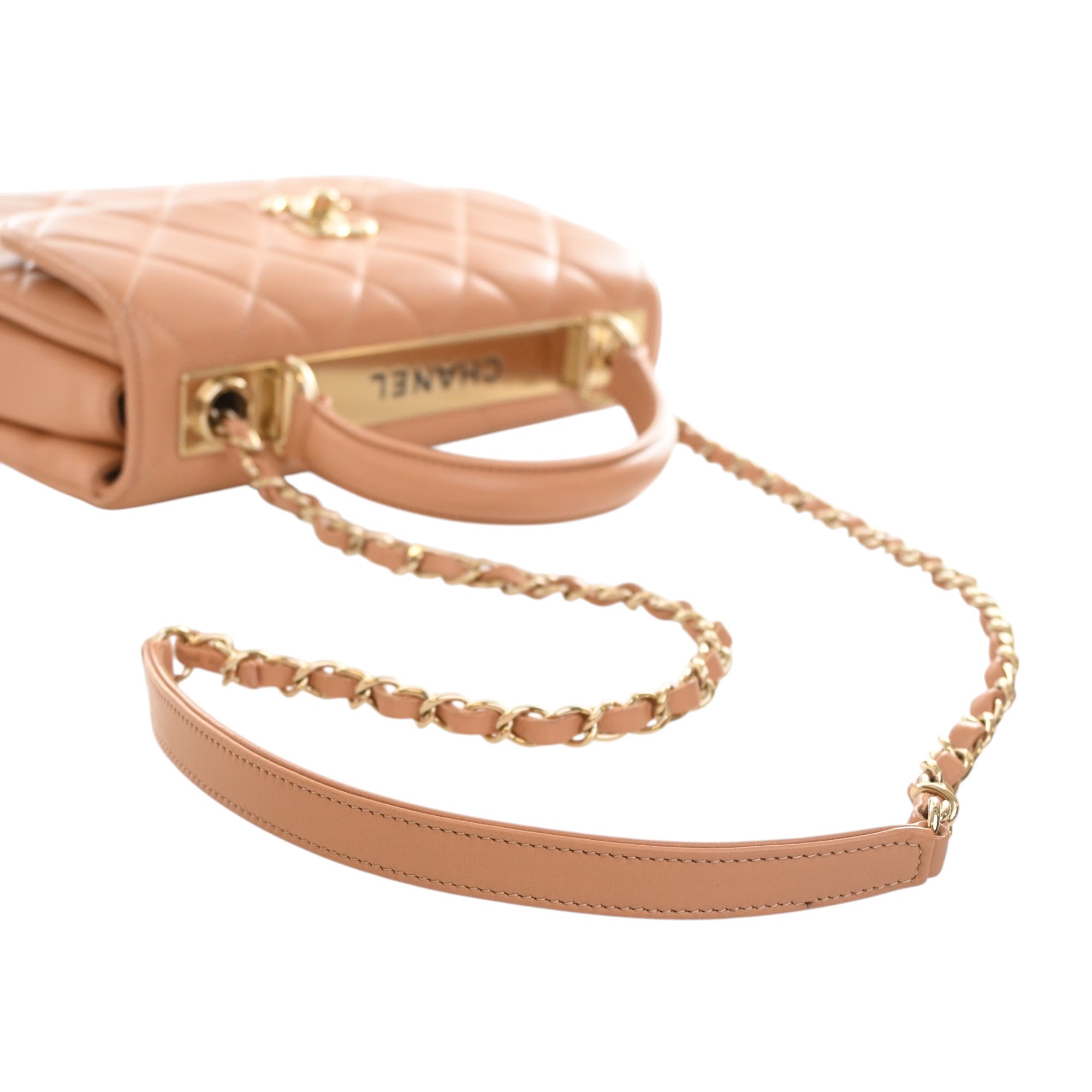 Chanel Small Quilted Lambskin Trendy CC Top Handle Flap - image 12