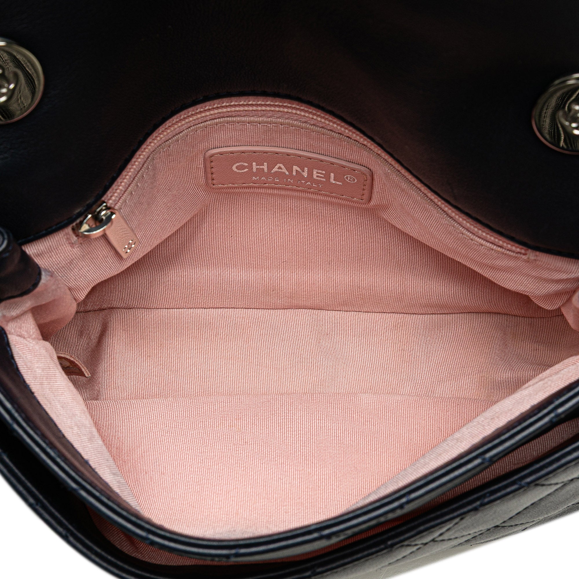 Chanel Quilted Lambskin and Tweed Elegant Trim Flap - image 4