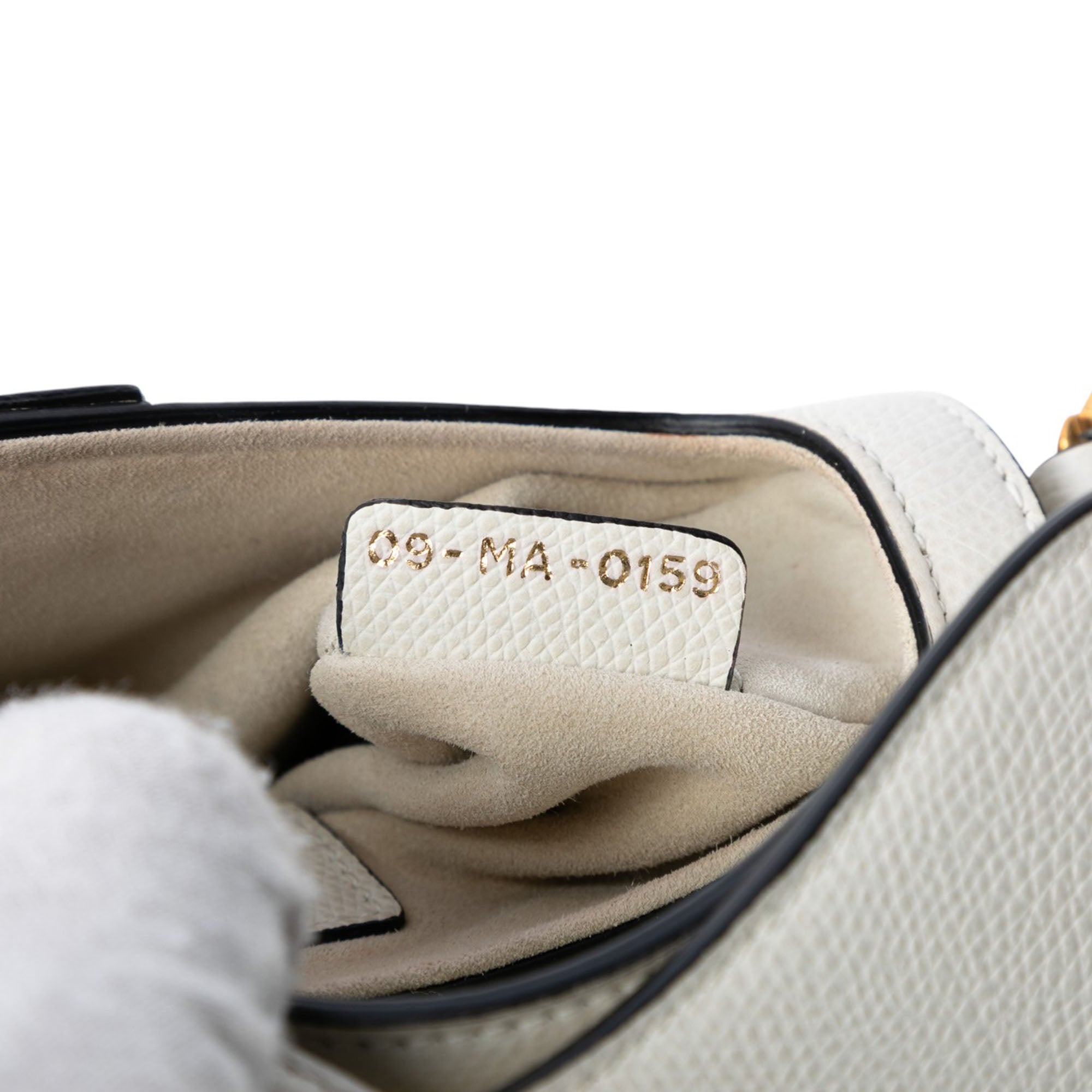 Dior Mini Grained Calfskin Saddle Bag - image 6
