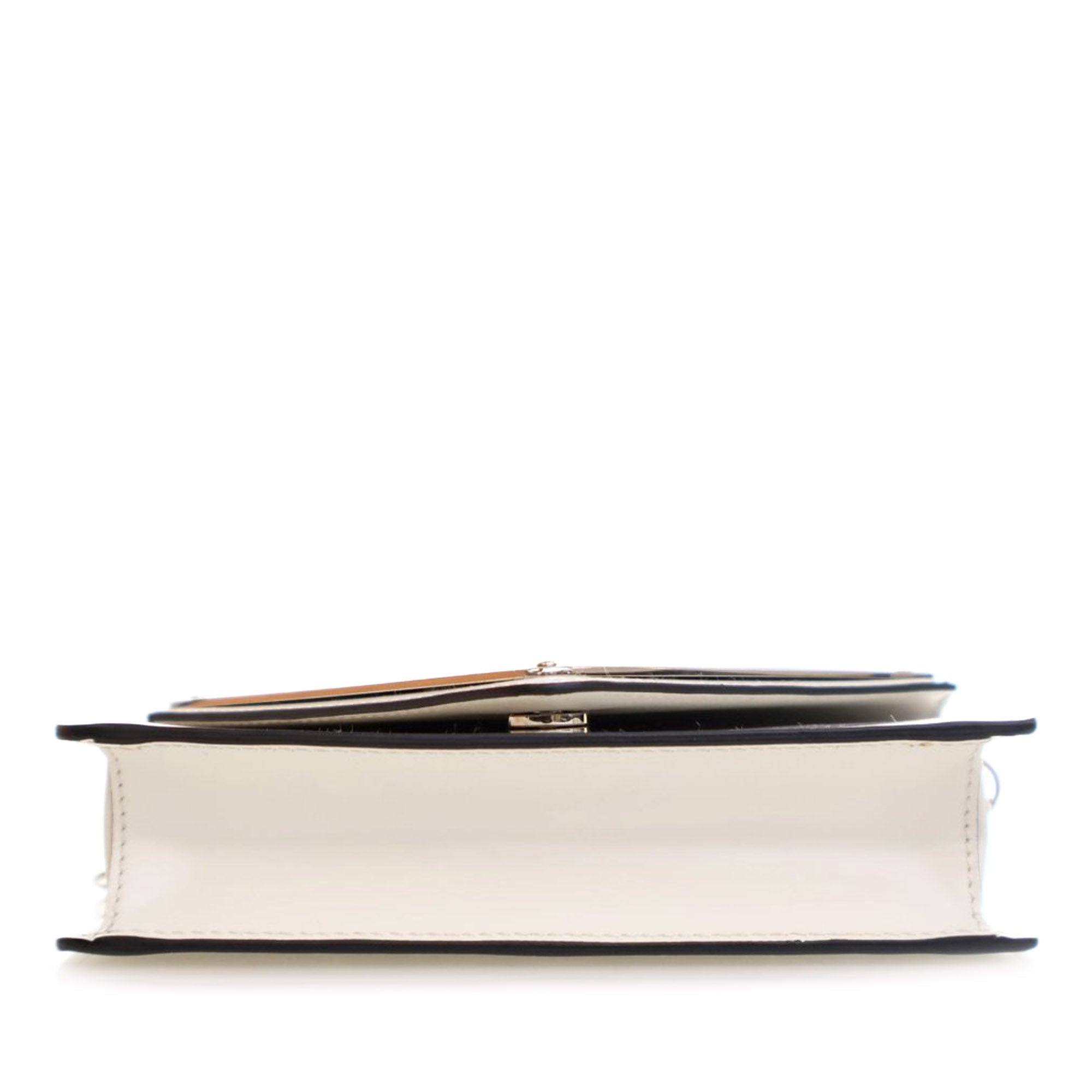 Prada Spazzolato Triangle Logo Plate Flap Chain Crossbody - image 3
