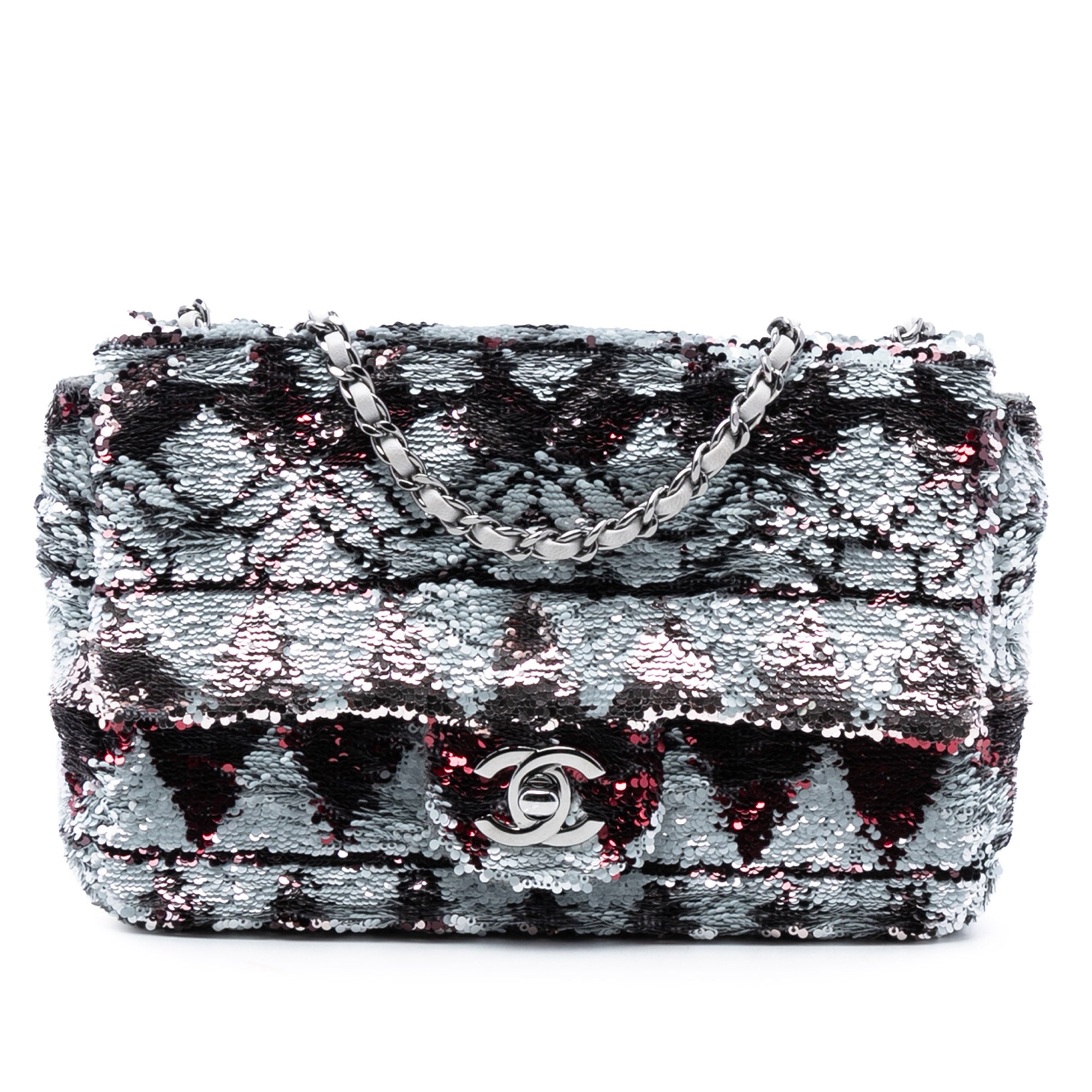 Chanel Mini Rectangular Sequin Single Flap - image 1