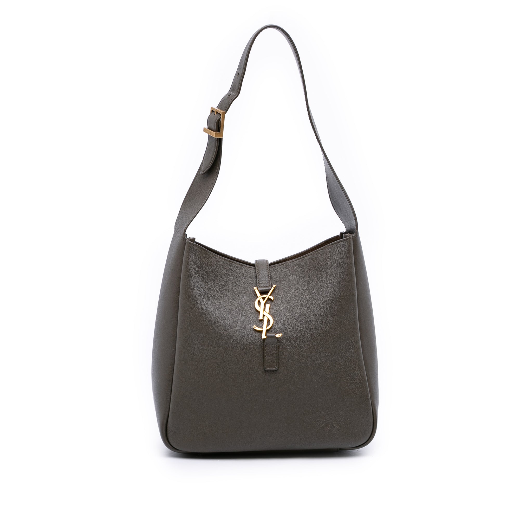 Saint Laurent Small Grained Calfskin Supple Le 5 a 7 Soft Hobo - image 1