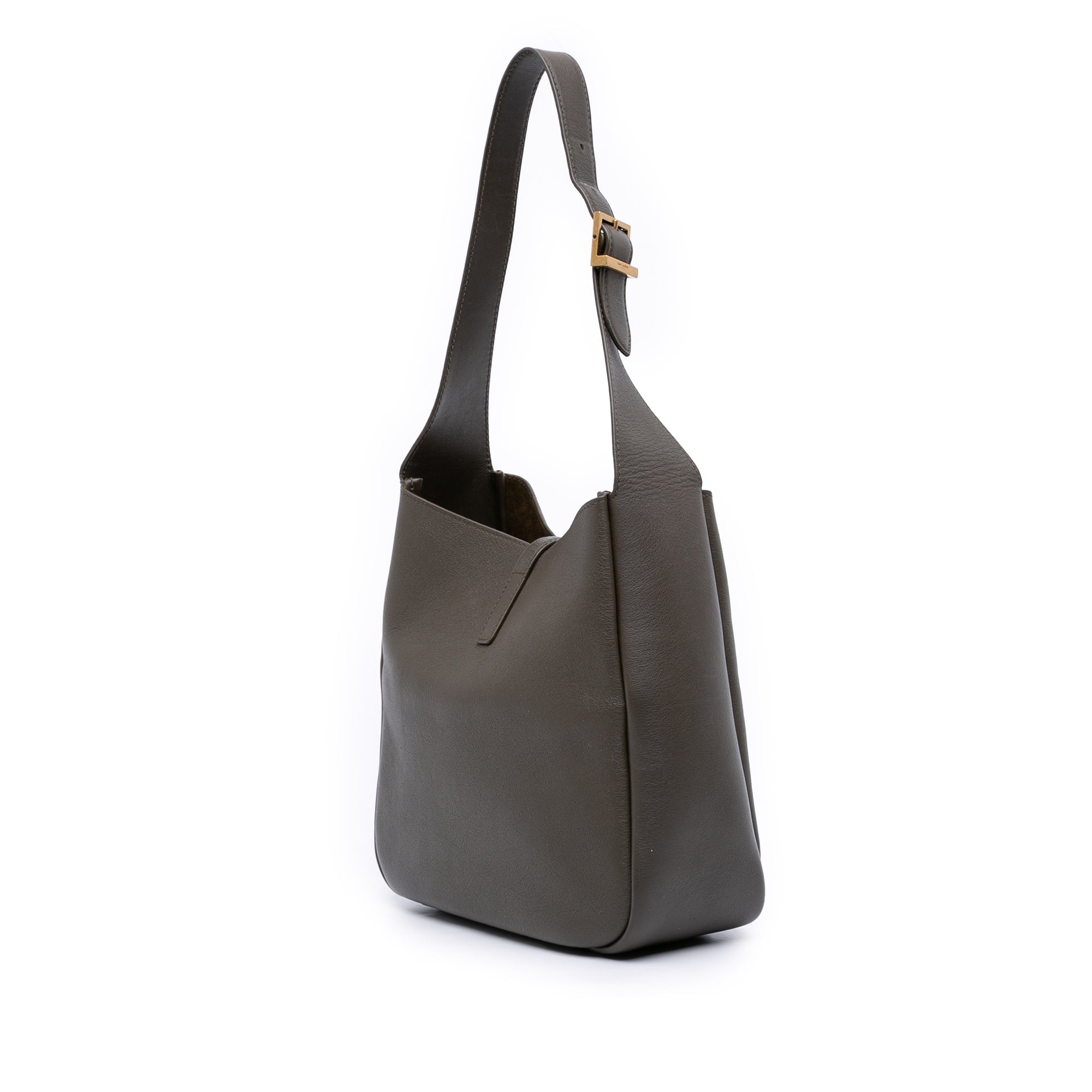 Saint Laurent Small Grained Calfskin Supple Le 5 a 7 Soft Hobo - image 2