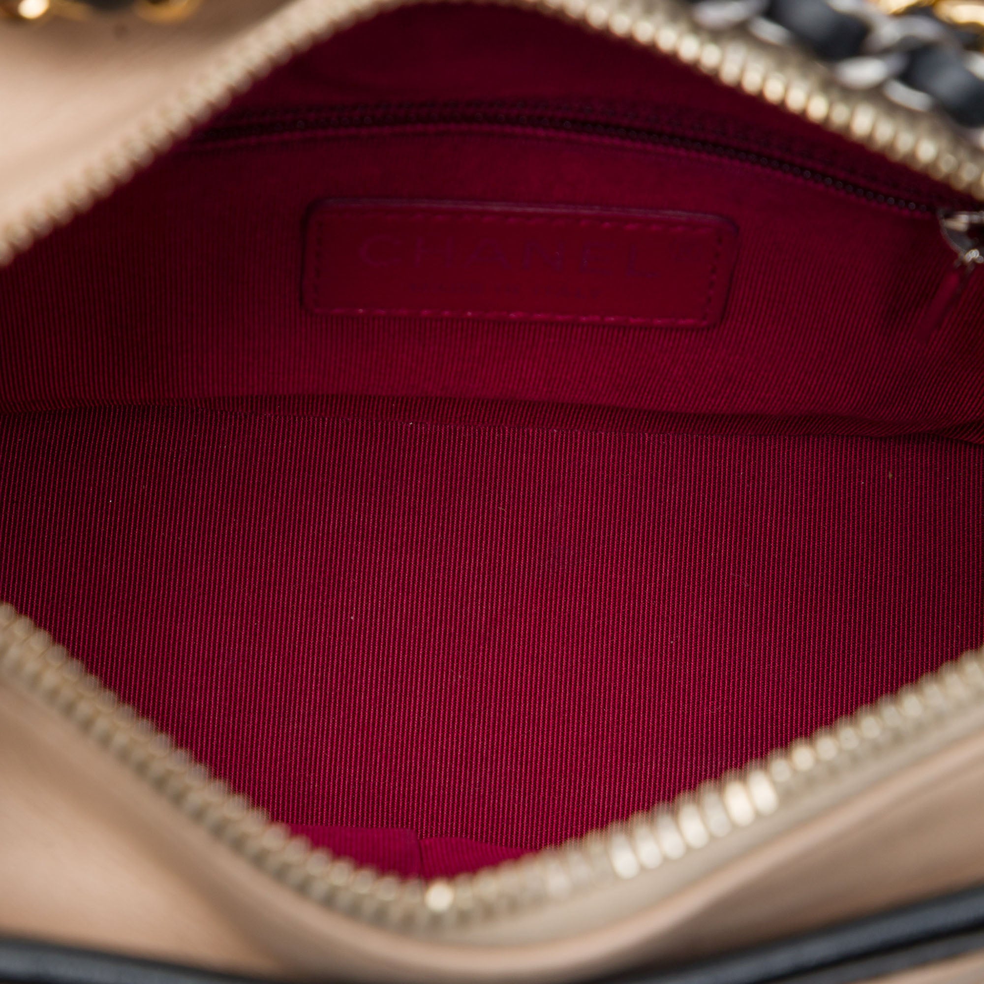 Chanel Small Bicolor Quilted Aged Calfskin Gabrielle Hobo - image 4