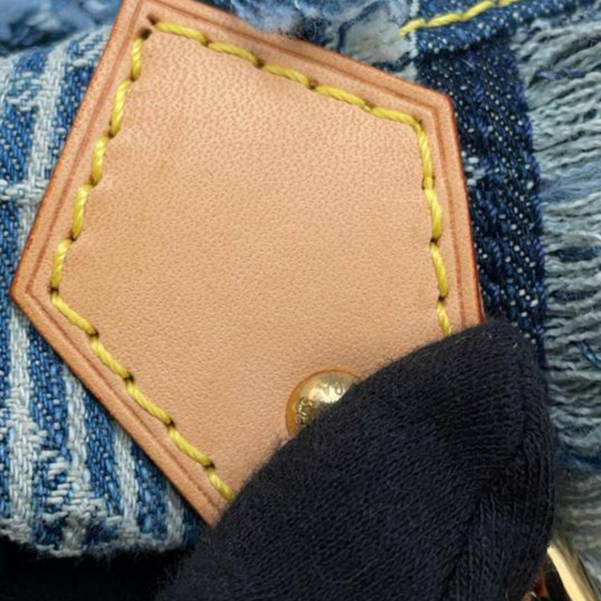 Louis Vuitton Monogram Denim Patchwork Bowly - image 10