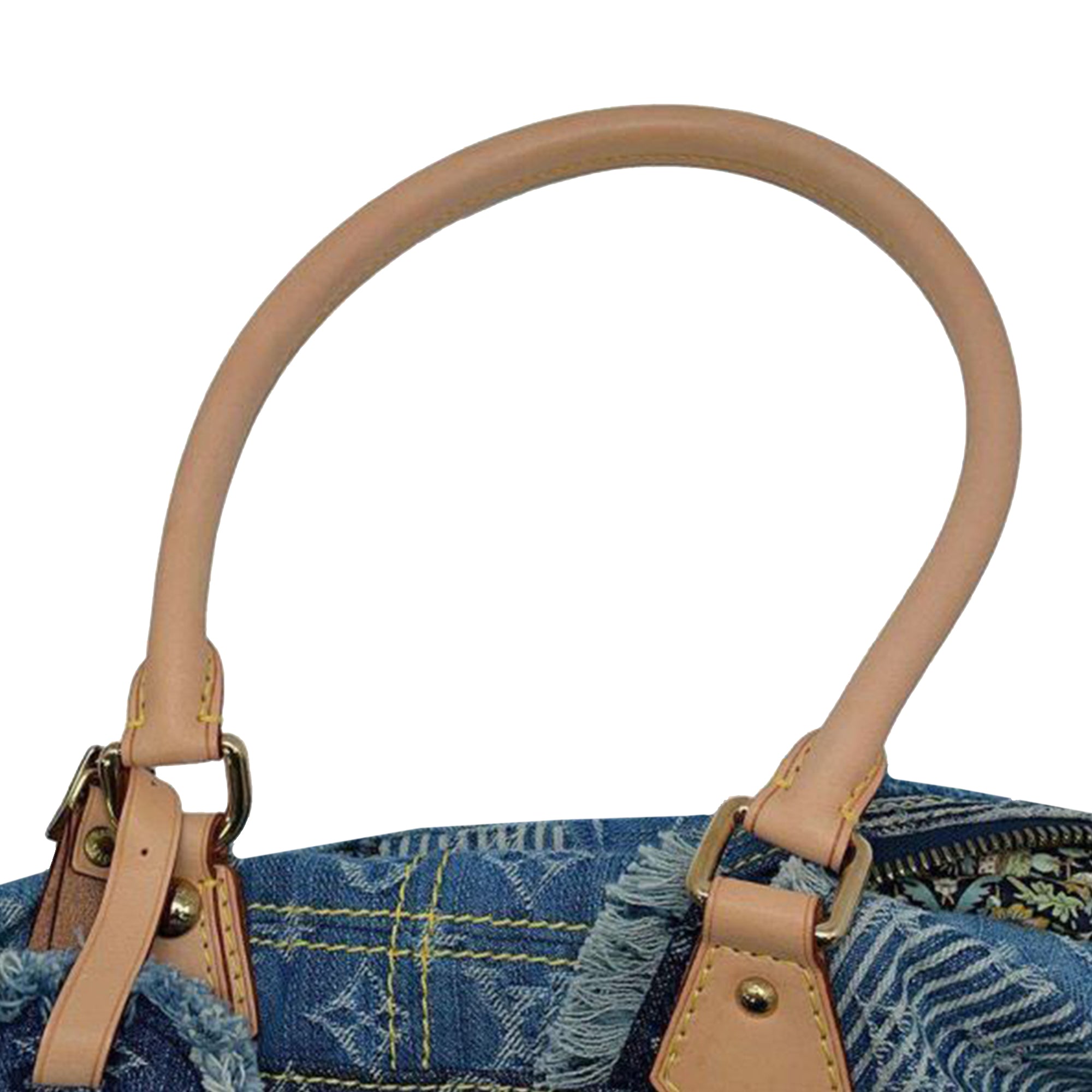 Louis Vuitton Monogram Denim Patchwork Bowly - image 12