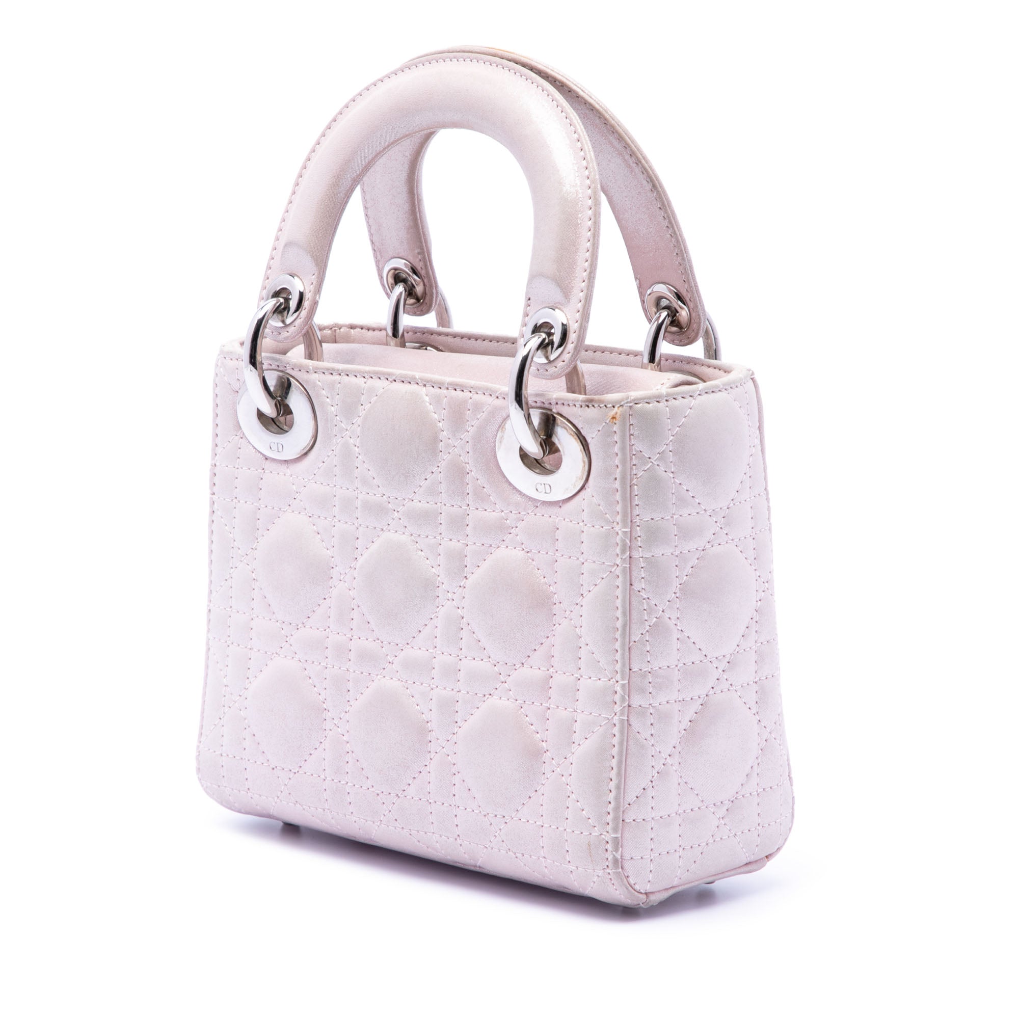 Dior Mini Iridescent Lambskin Cannage Lady Dior - image 2