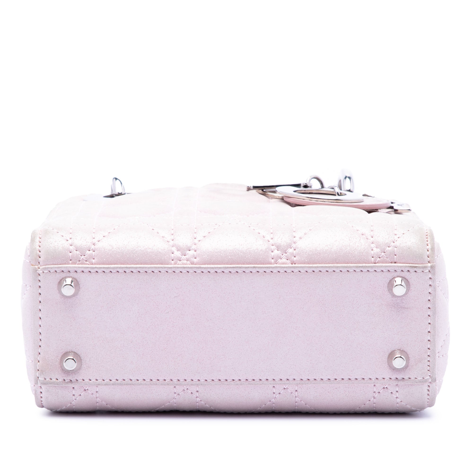 Dior Mini Iridescent Lambskin Cannage Lady Dior - image 3