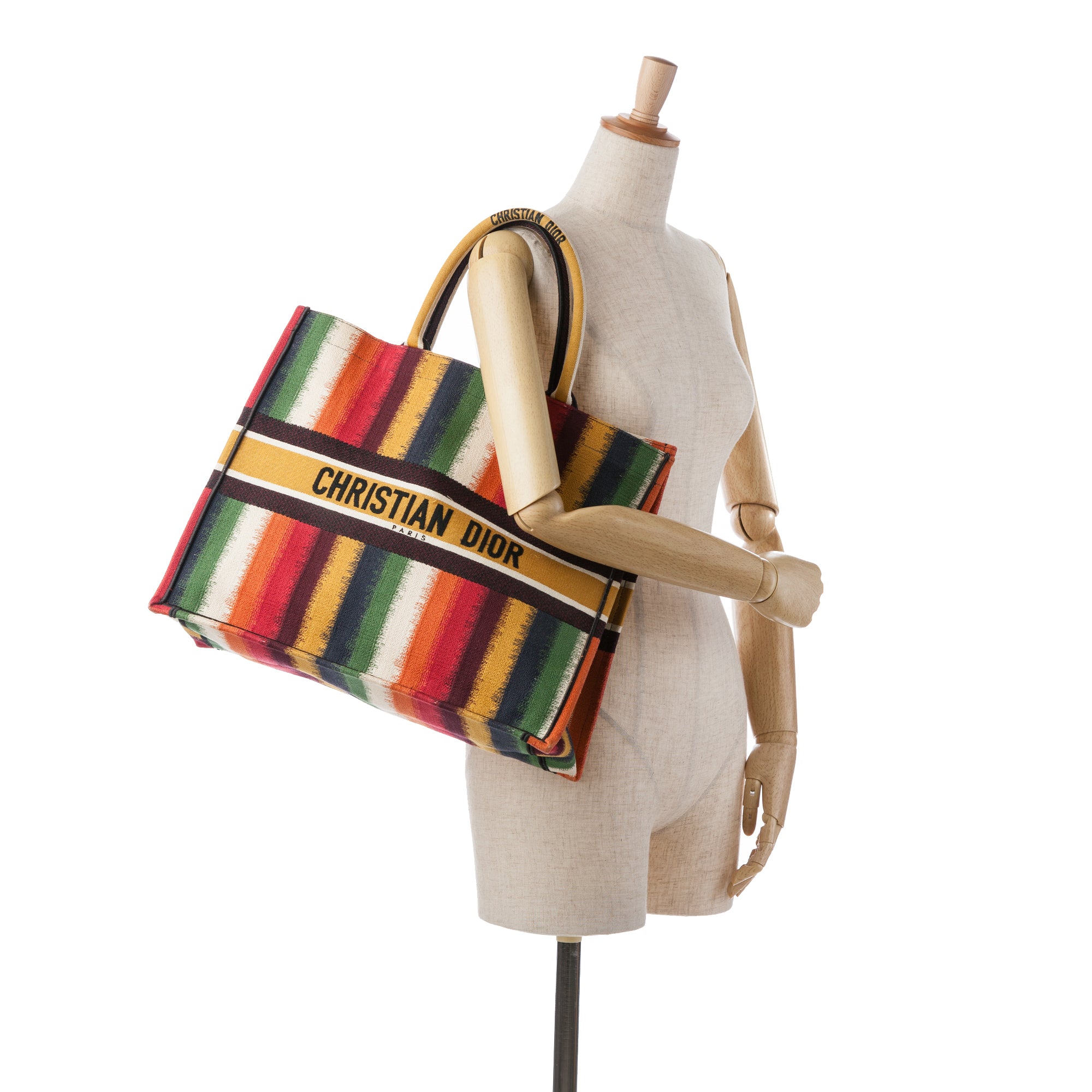 Dior Large Striped Book Tote - image 10