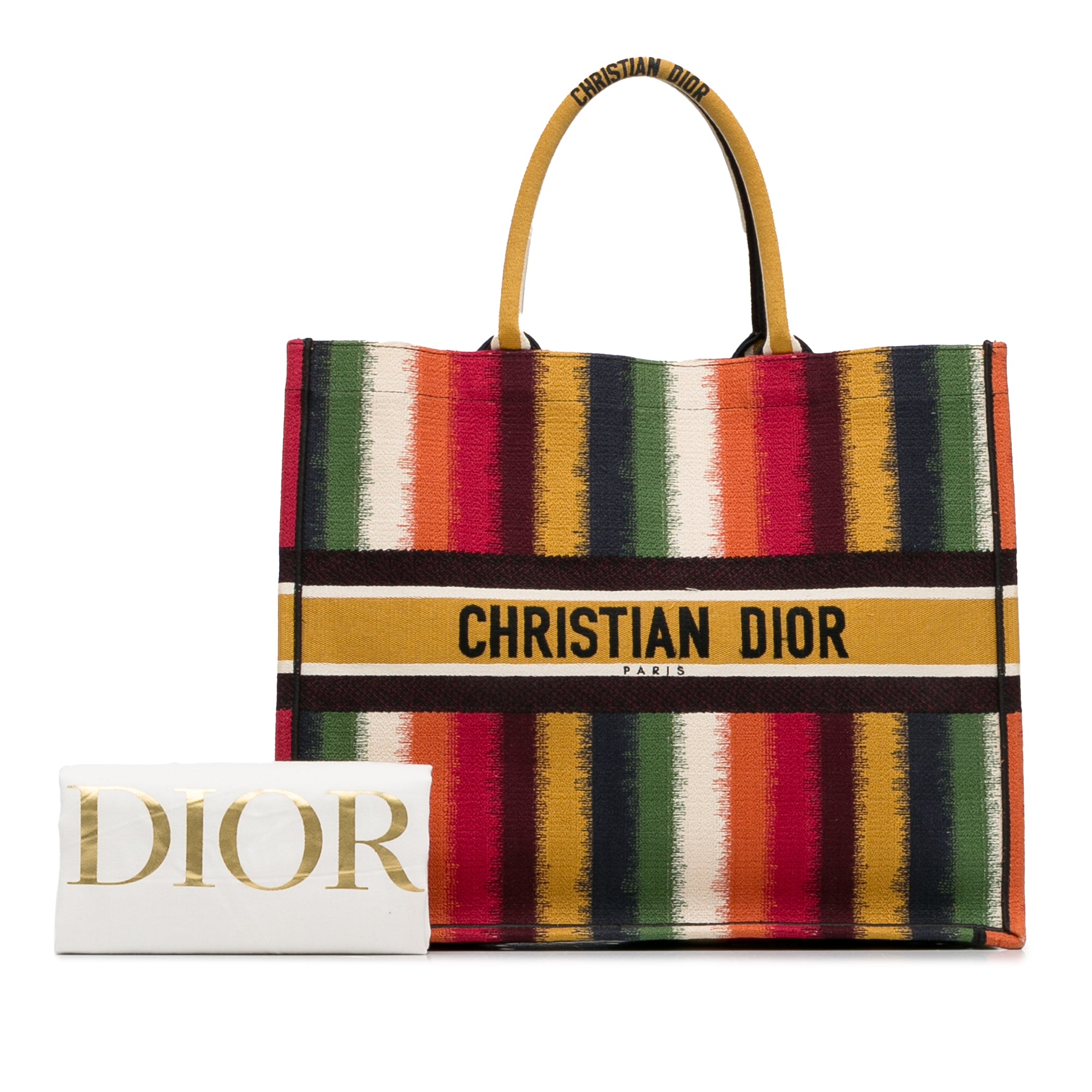 Dior Large Striped Book Tote - image 11