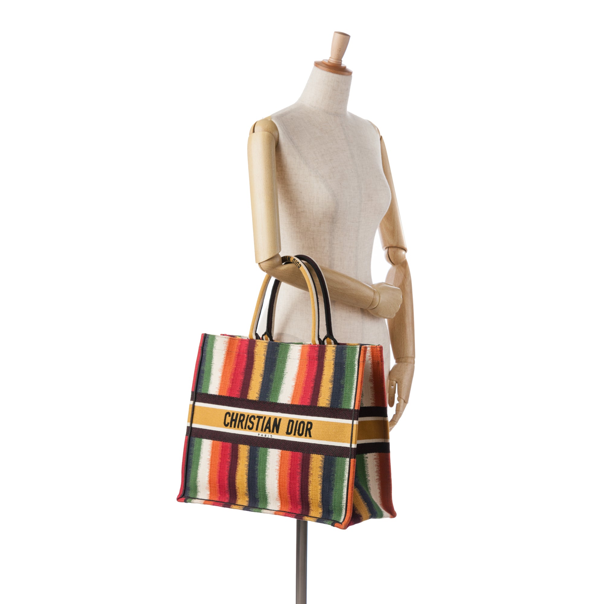 Dior Large Striped Book Tote - image 9