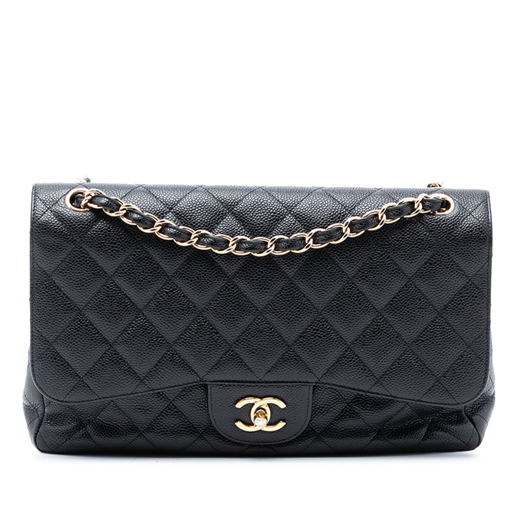 Chanel Jumbo Classic Caviar Double Flap - image 1