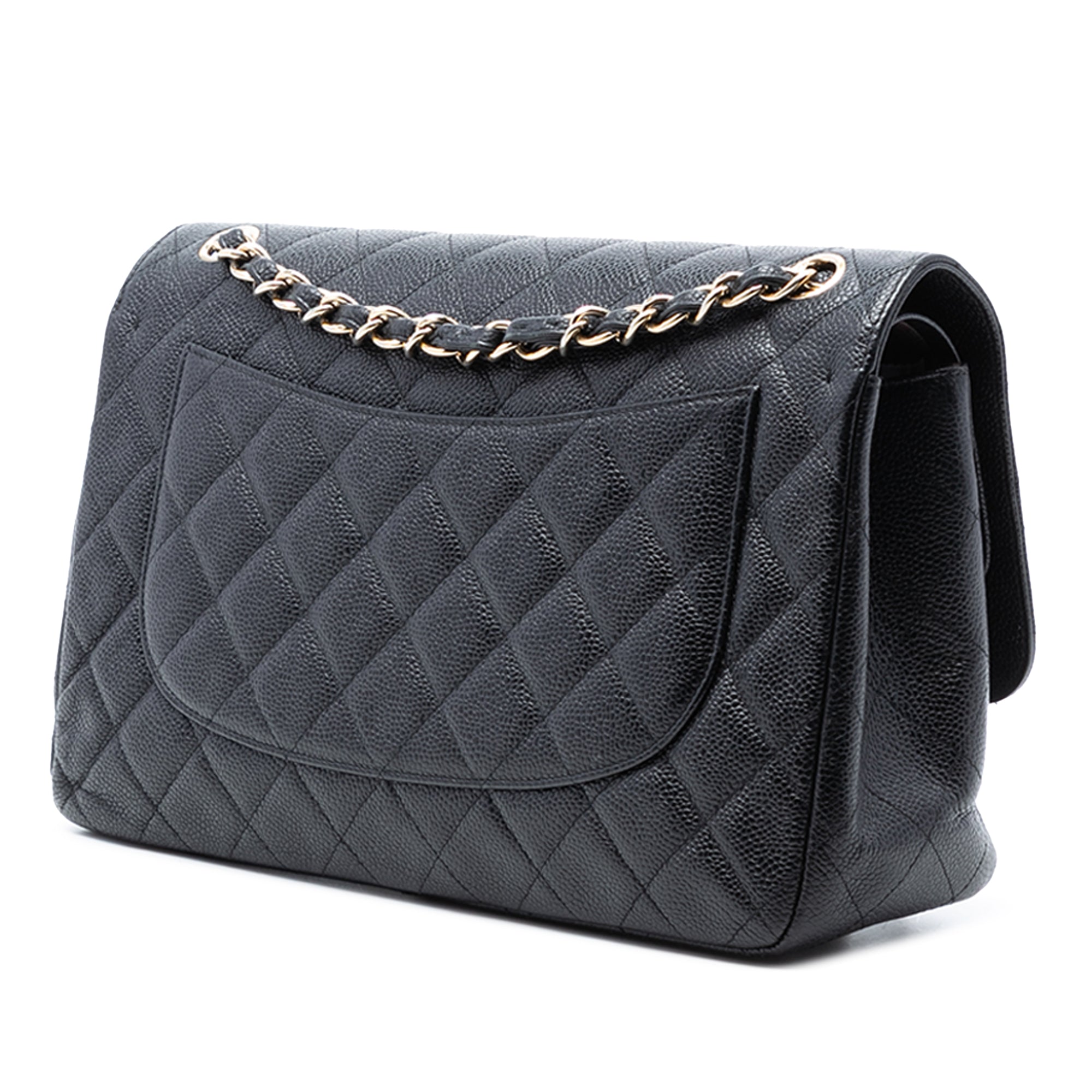 Chanel Jumbo Classic Caviar Double Flap - image 2