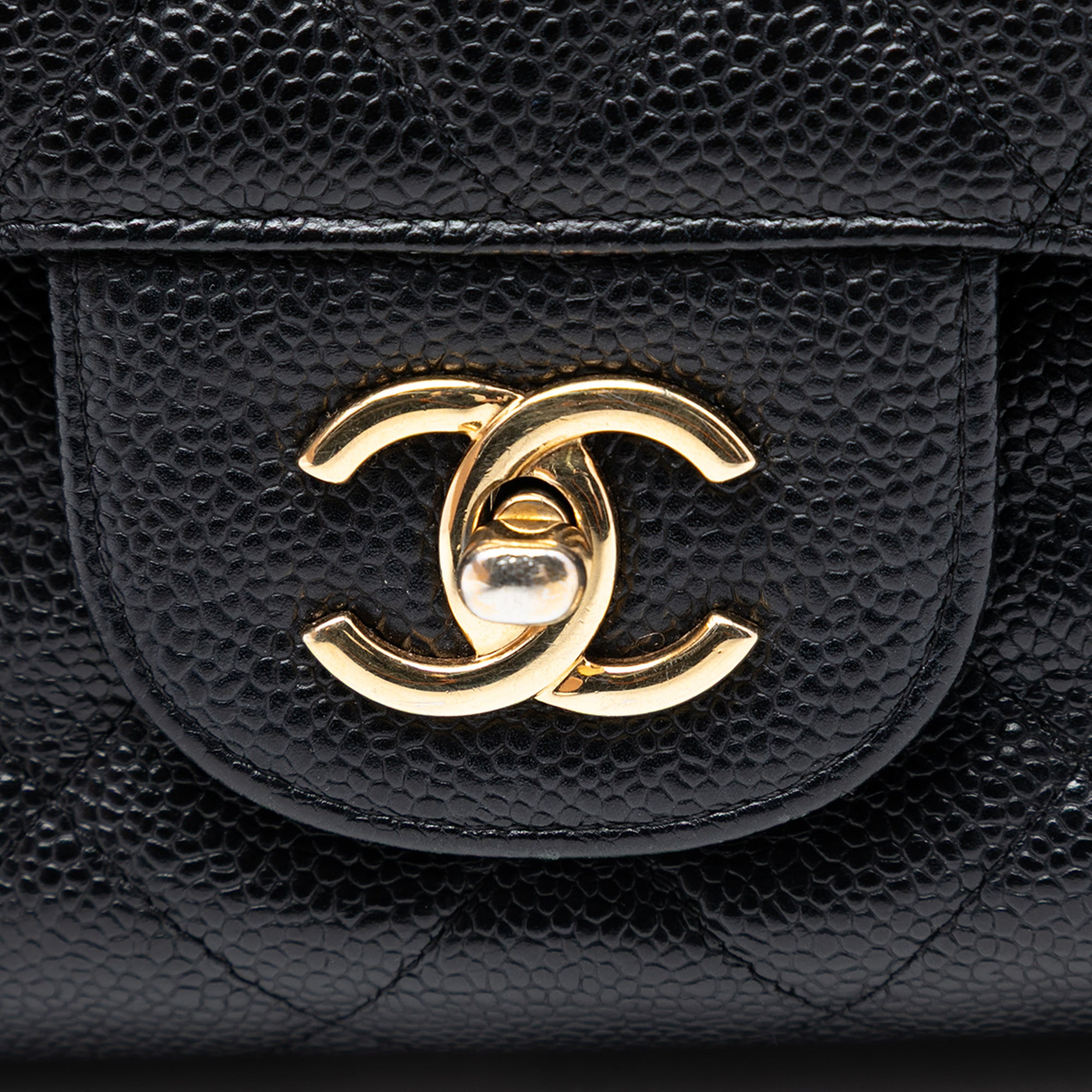 Chanel Jumbo Classic Caviar Double Flap - image 5