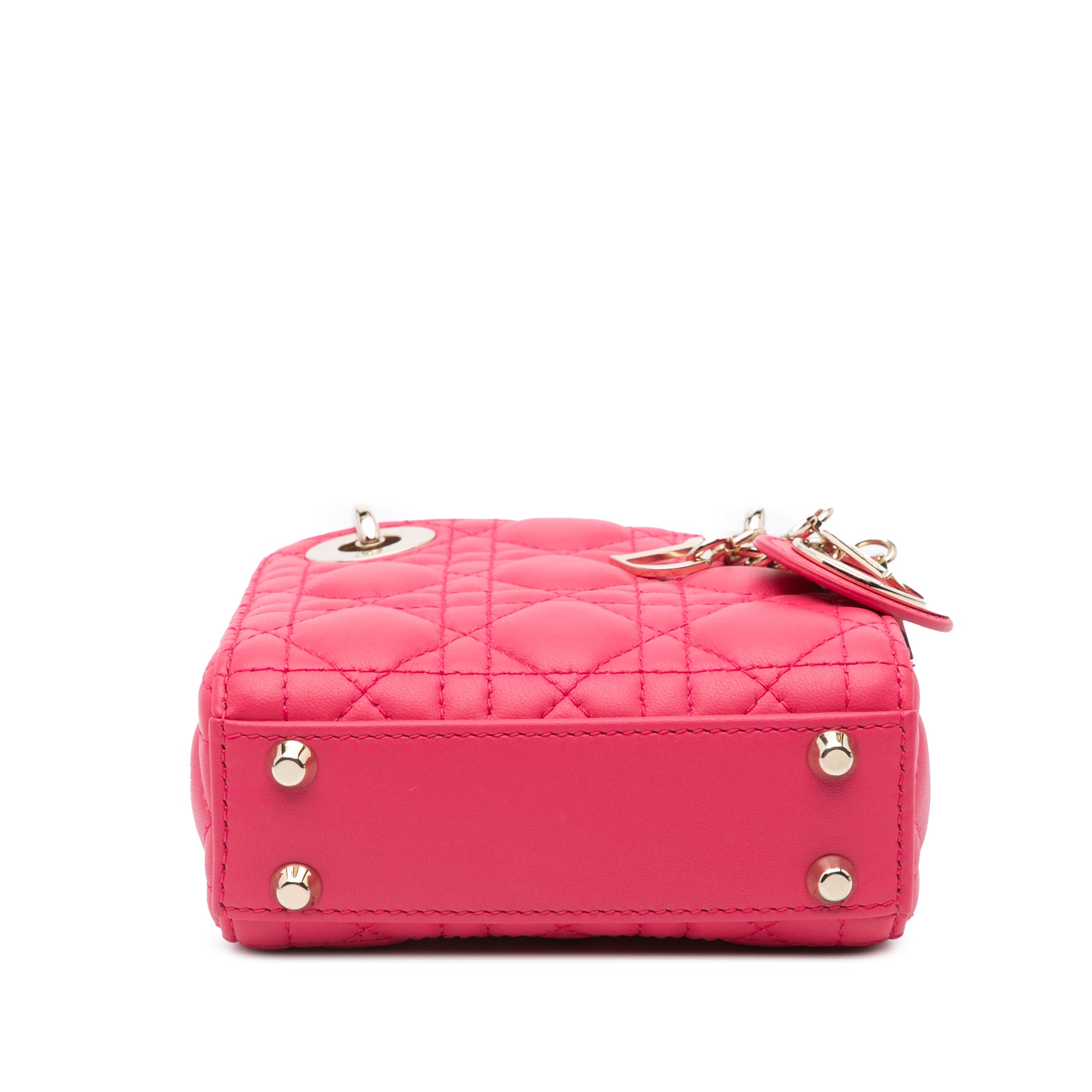 Dior Micro Lambskin Cannage Lady Dior - image 3