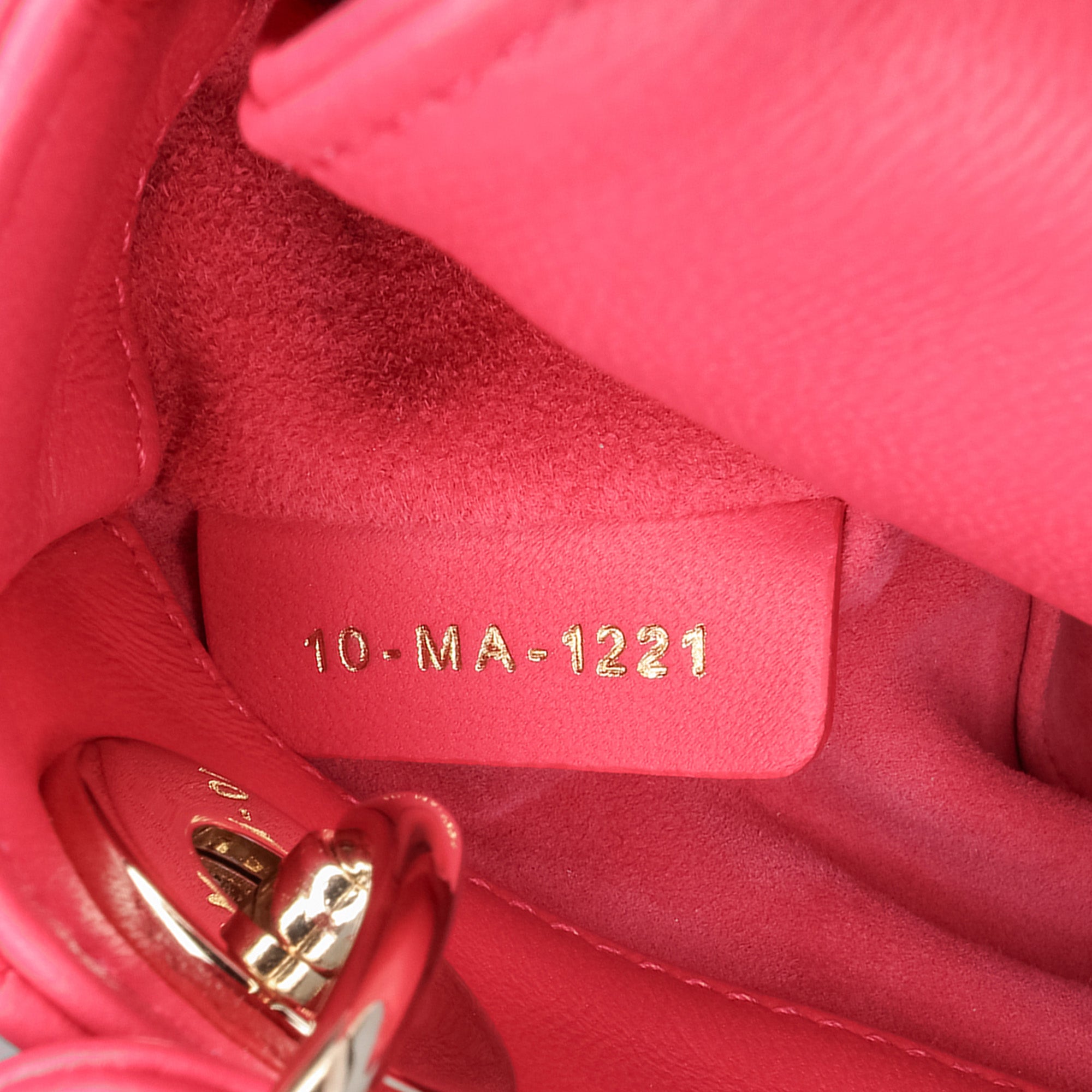 Dior Micro Lambskin Cannage Lady Dior - image 5