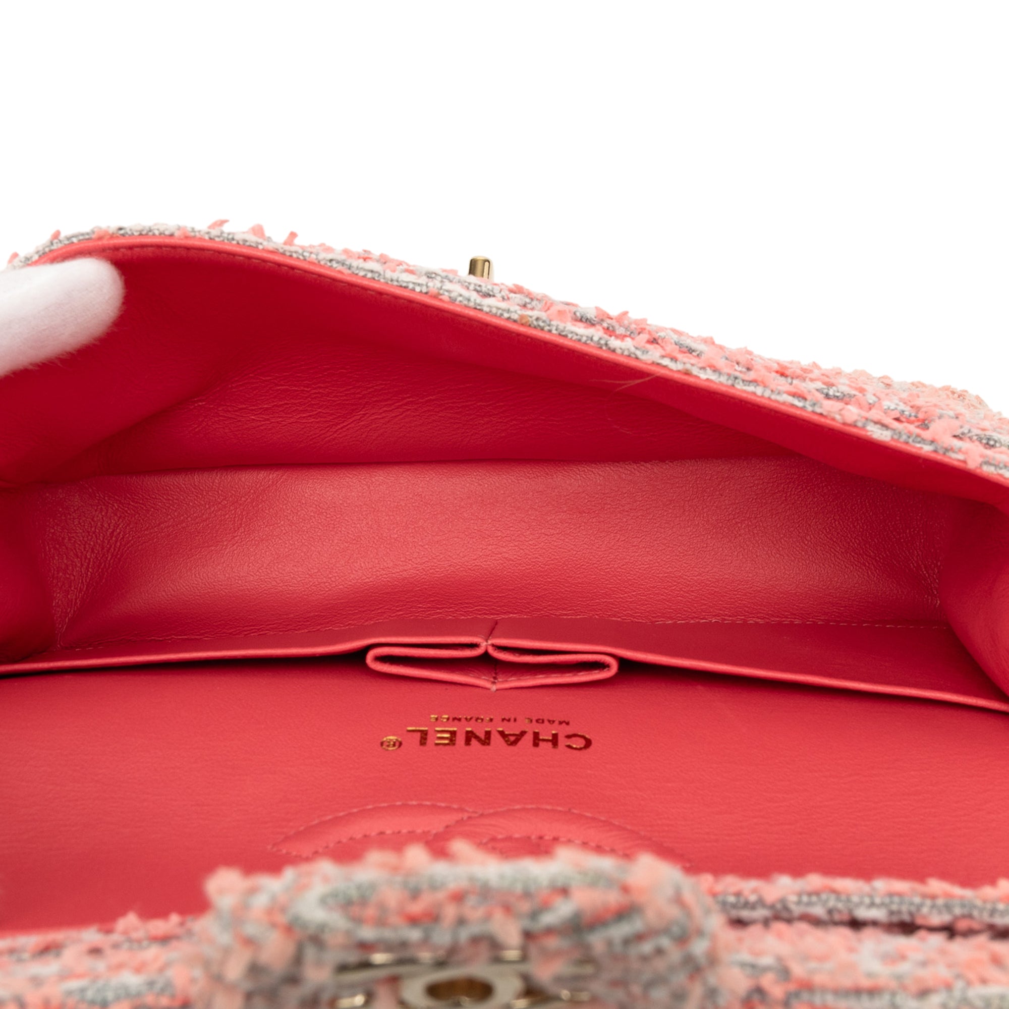 Chanel Medium Classic Tweed Double Flap - image 4