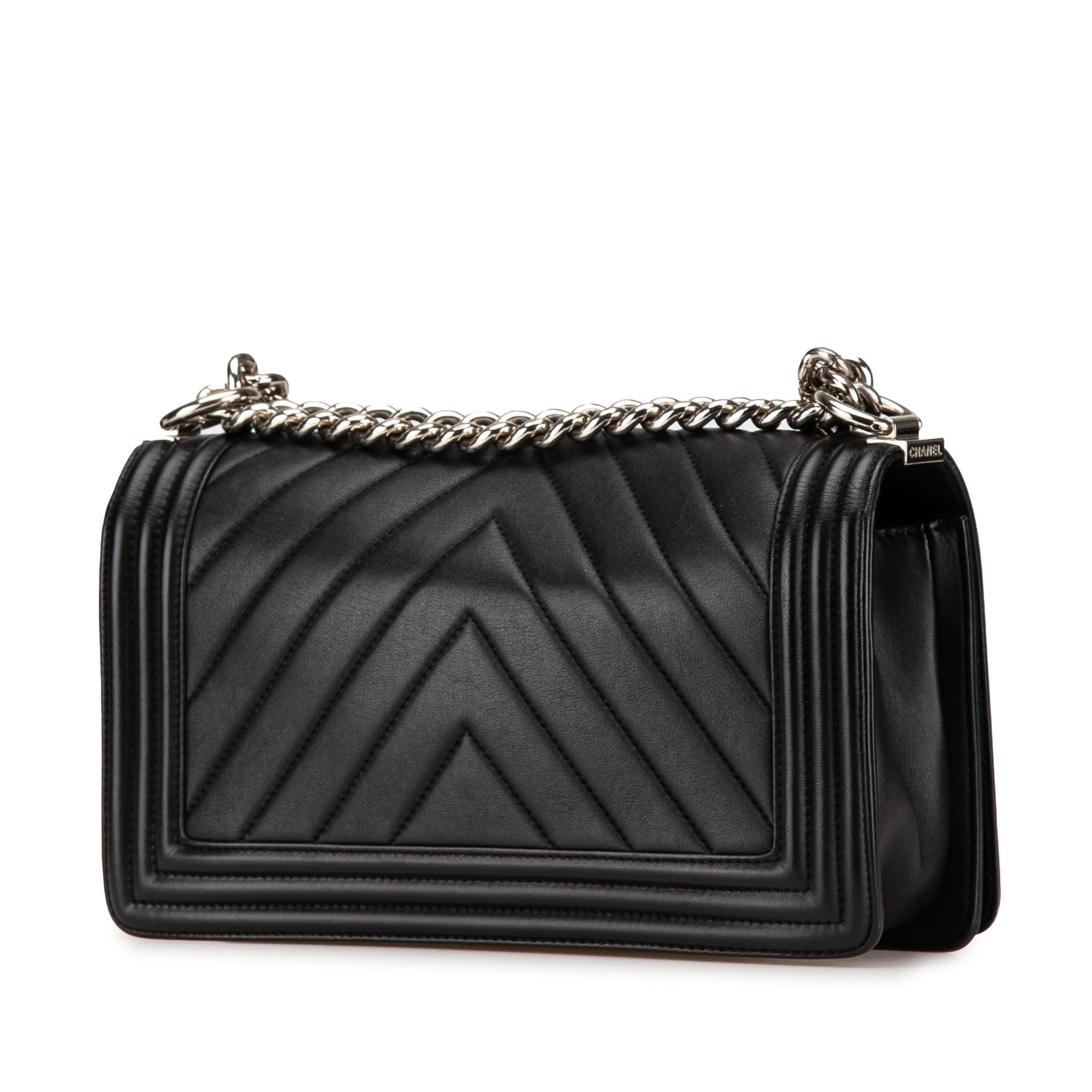 Chanel Old Medium Chevron Caviar Boy Flap - image 2