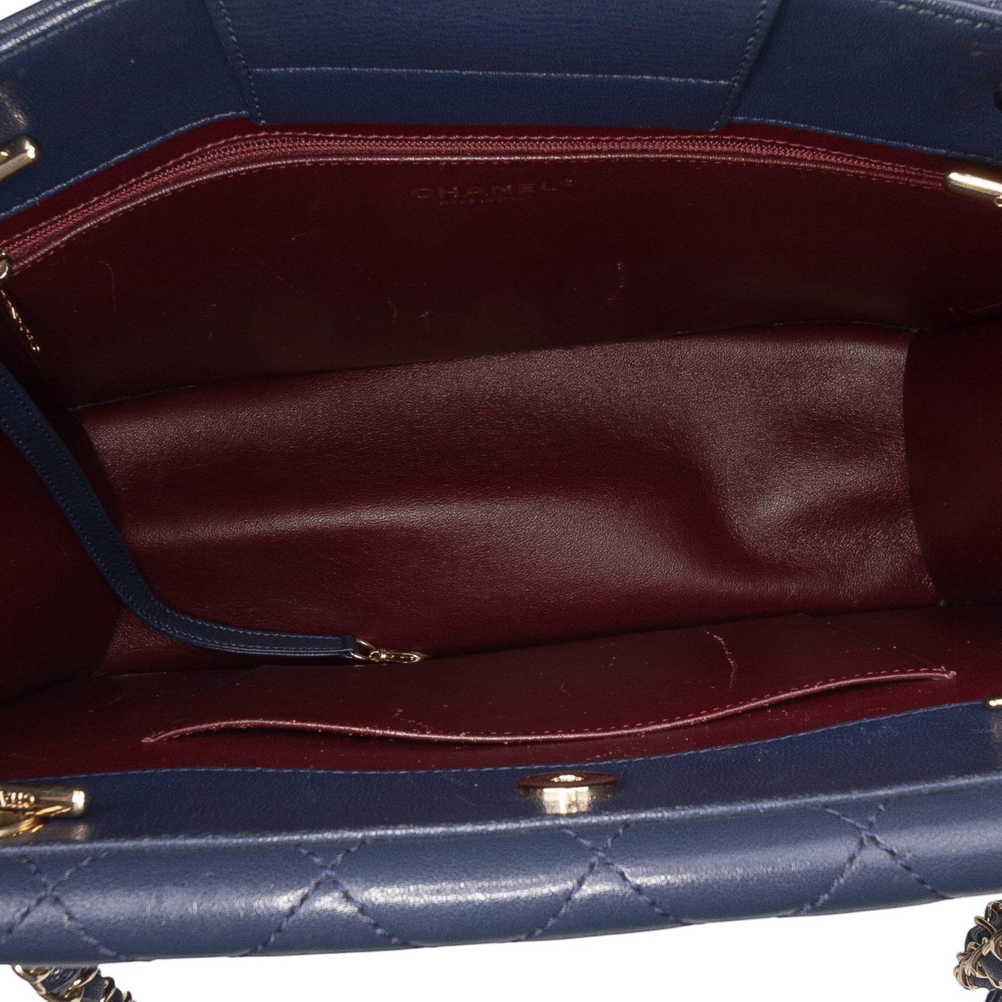 Chanel Quilted Sheepskin Beauty Lock Shopping Tote - image 4